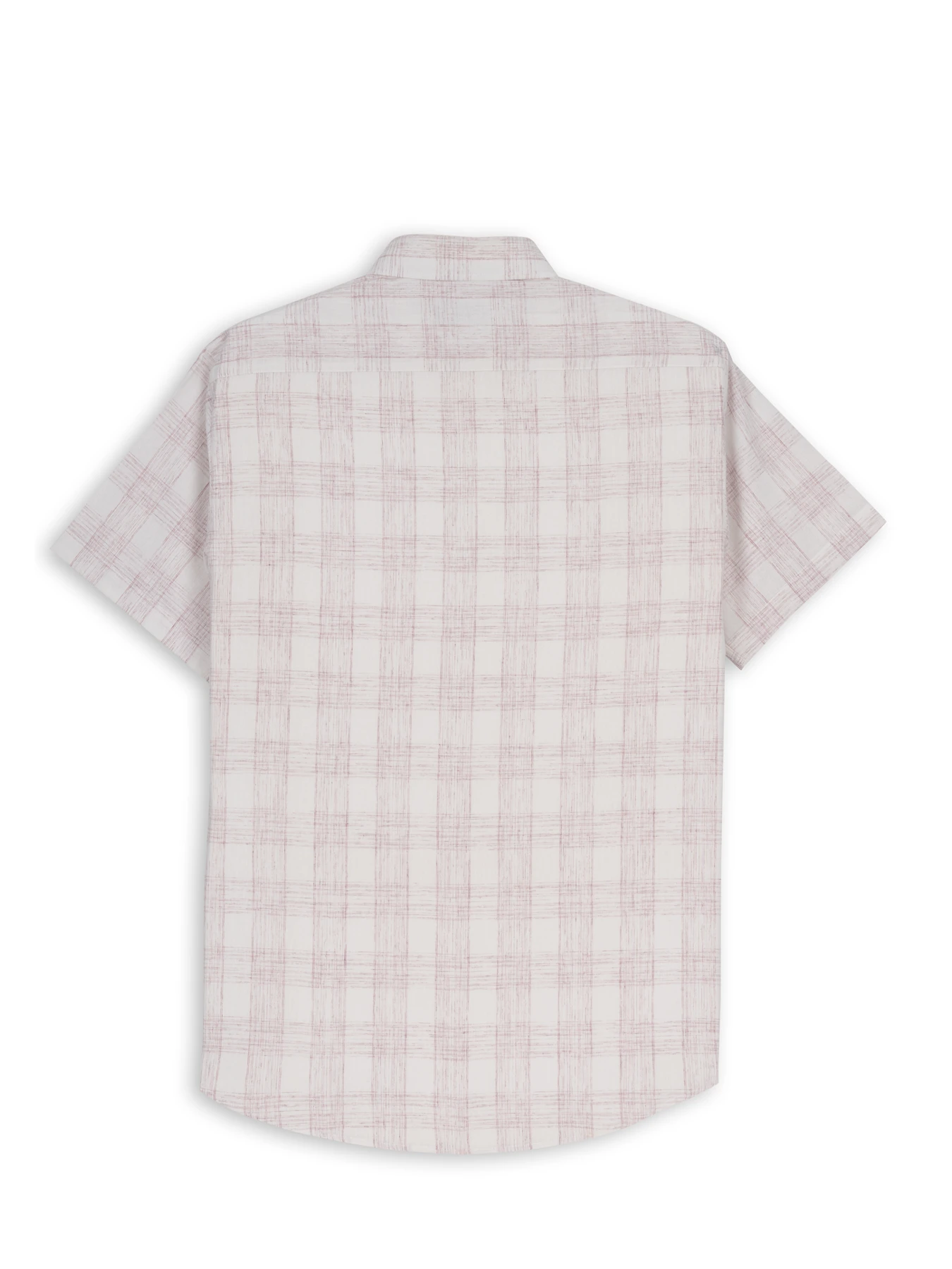 پیراهن آستین کوتاه راه راه قهوه ای ال سی من 20 