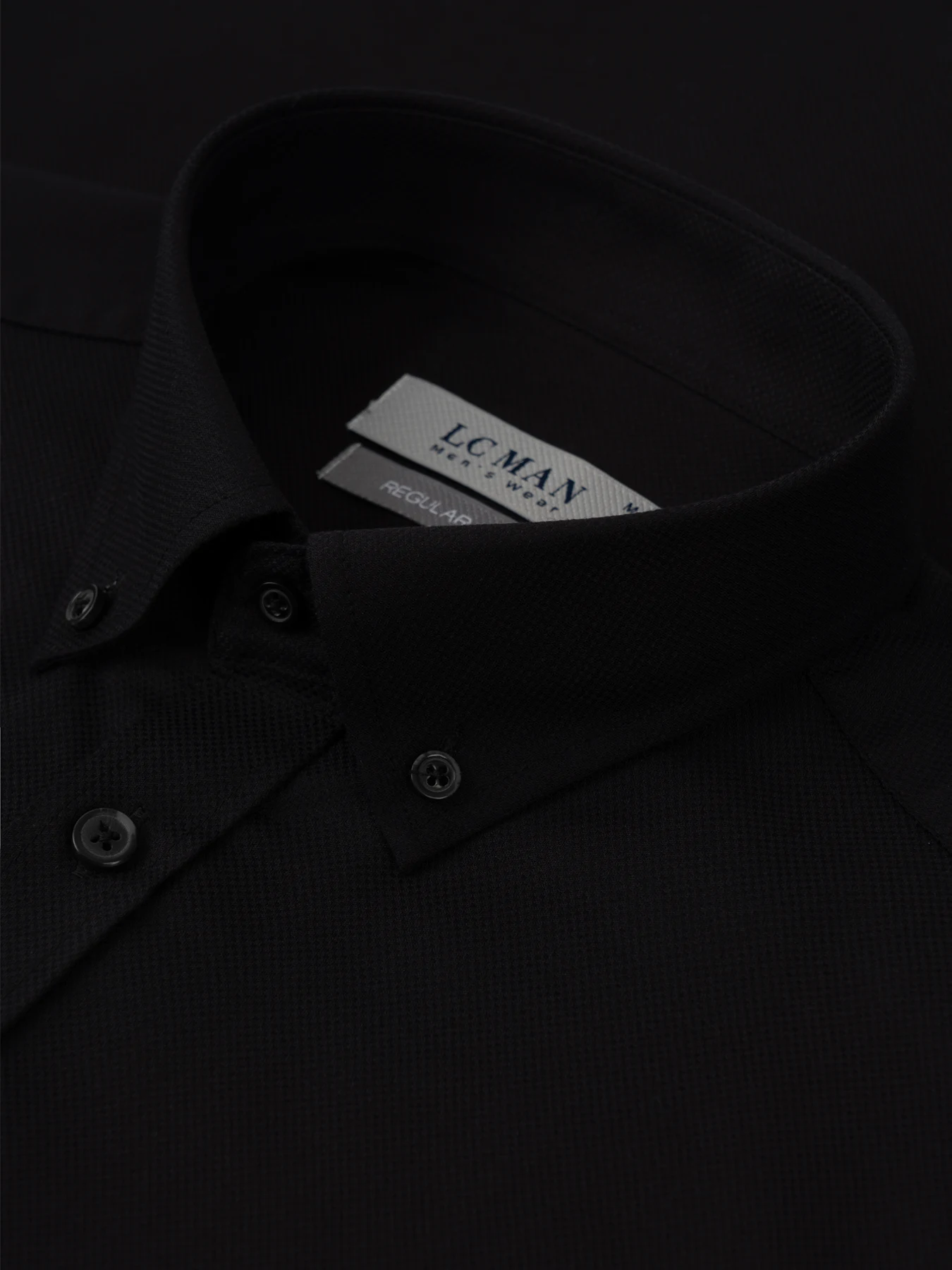 پیراهن مشکی آستین بلند ال سی من 40