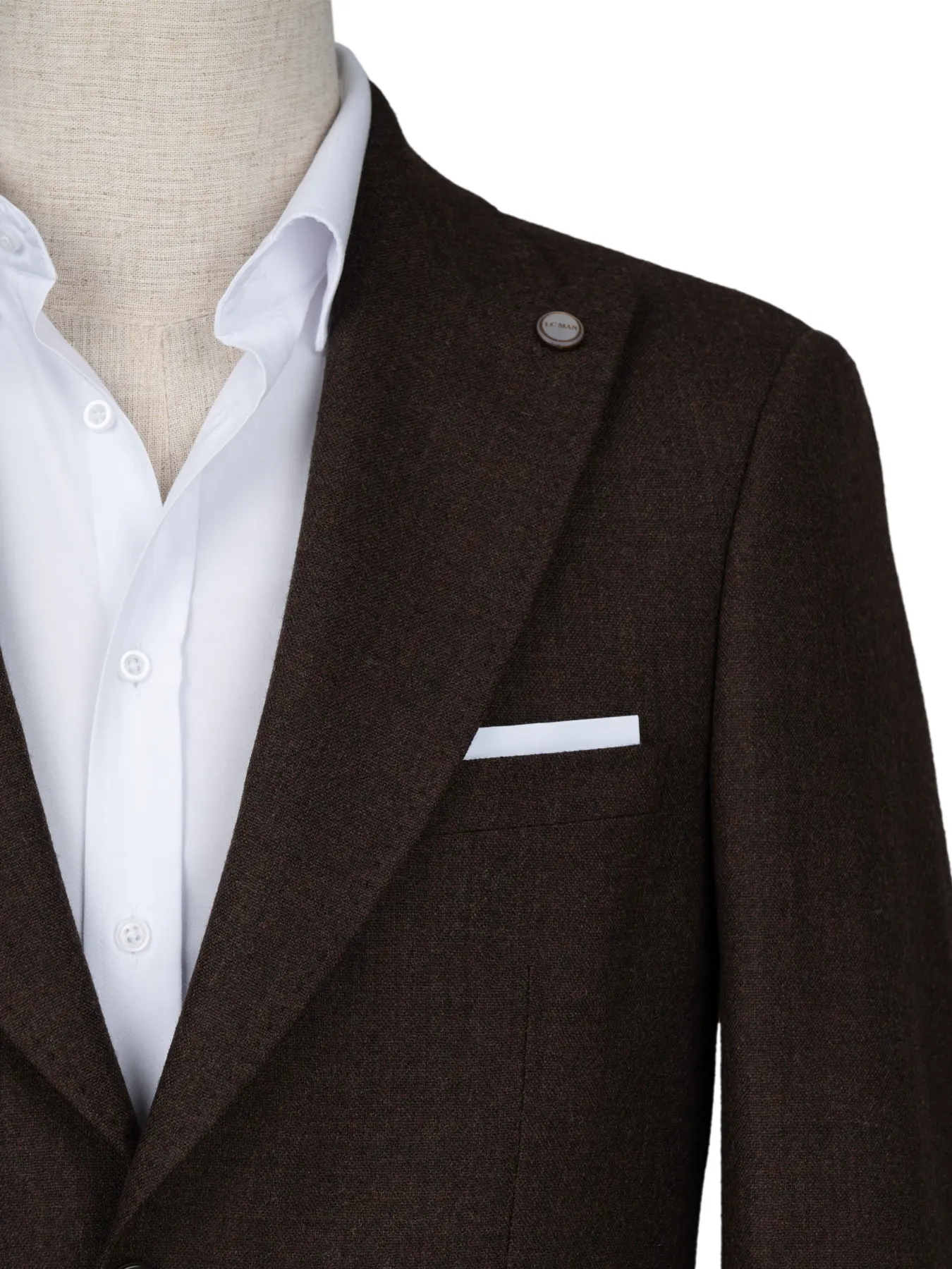 کت تک قهوه ای ال سی من 55