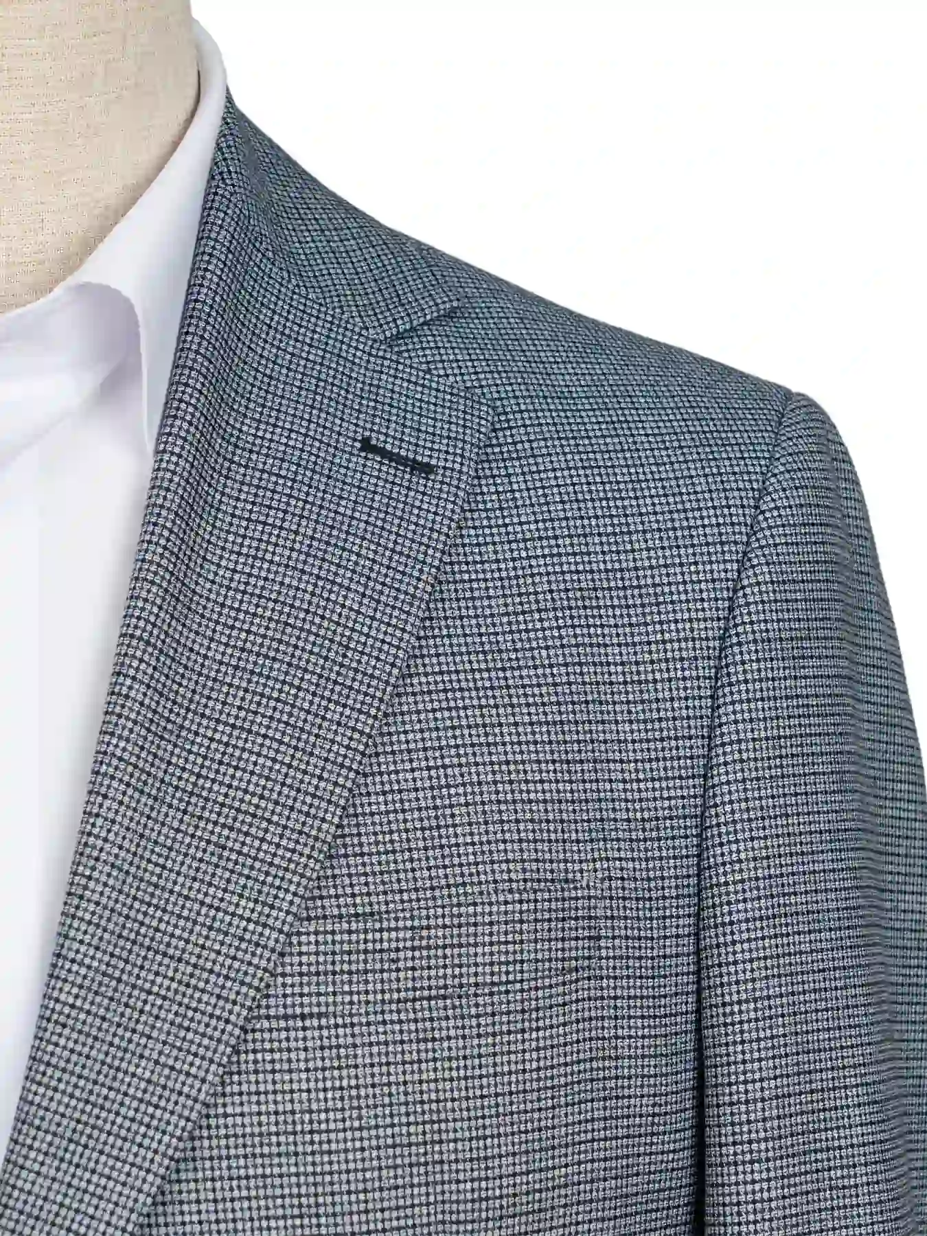 کت تک سرمه ای طرح دار ال سی من