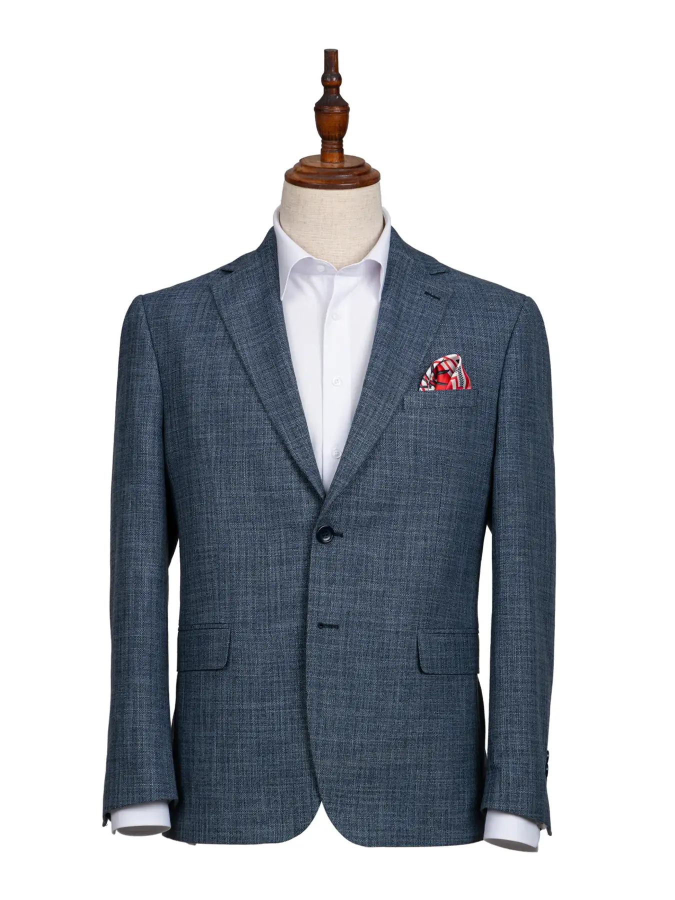 کت تک سرمه ای طرح دار ال سی من 1