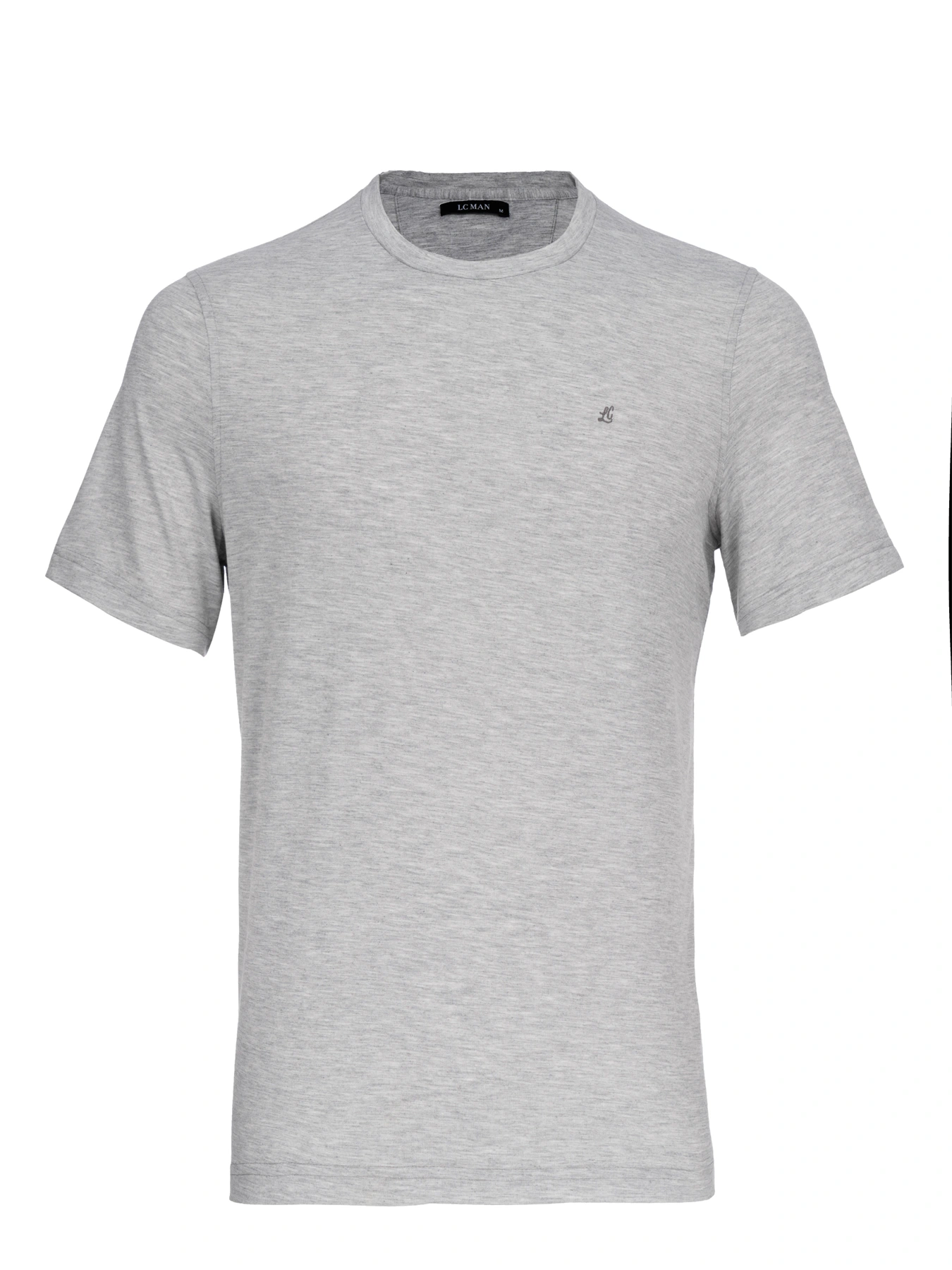 تیشرت طوسی آستین کوتاه ال سی من 53