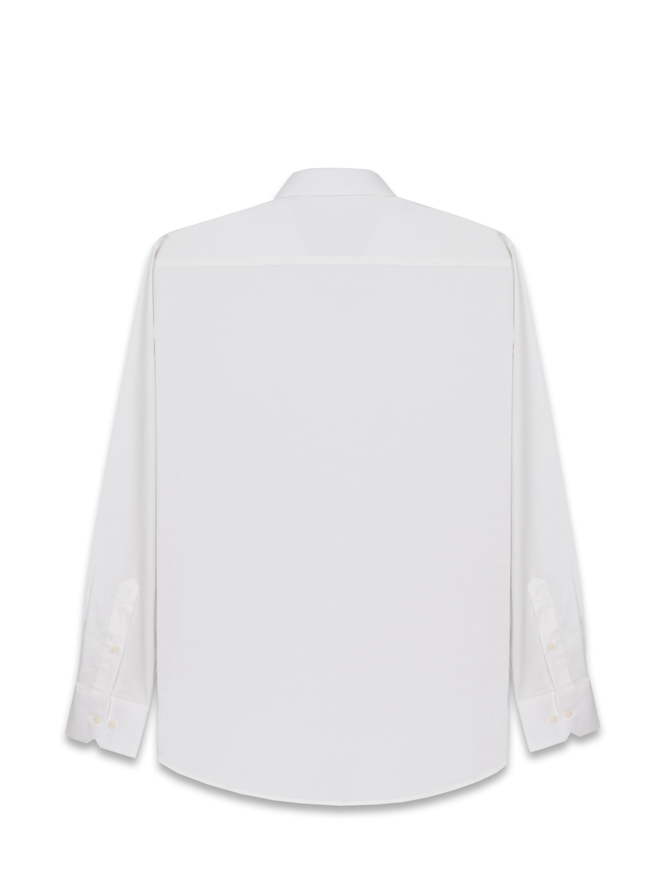 پیراهن آستین بلند سفید ساده ال سی من 57