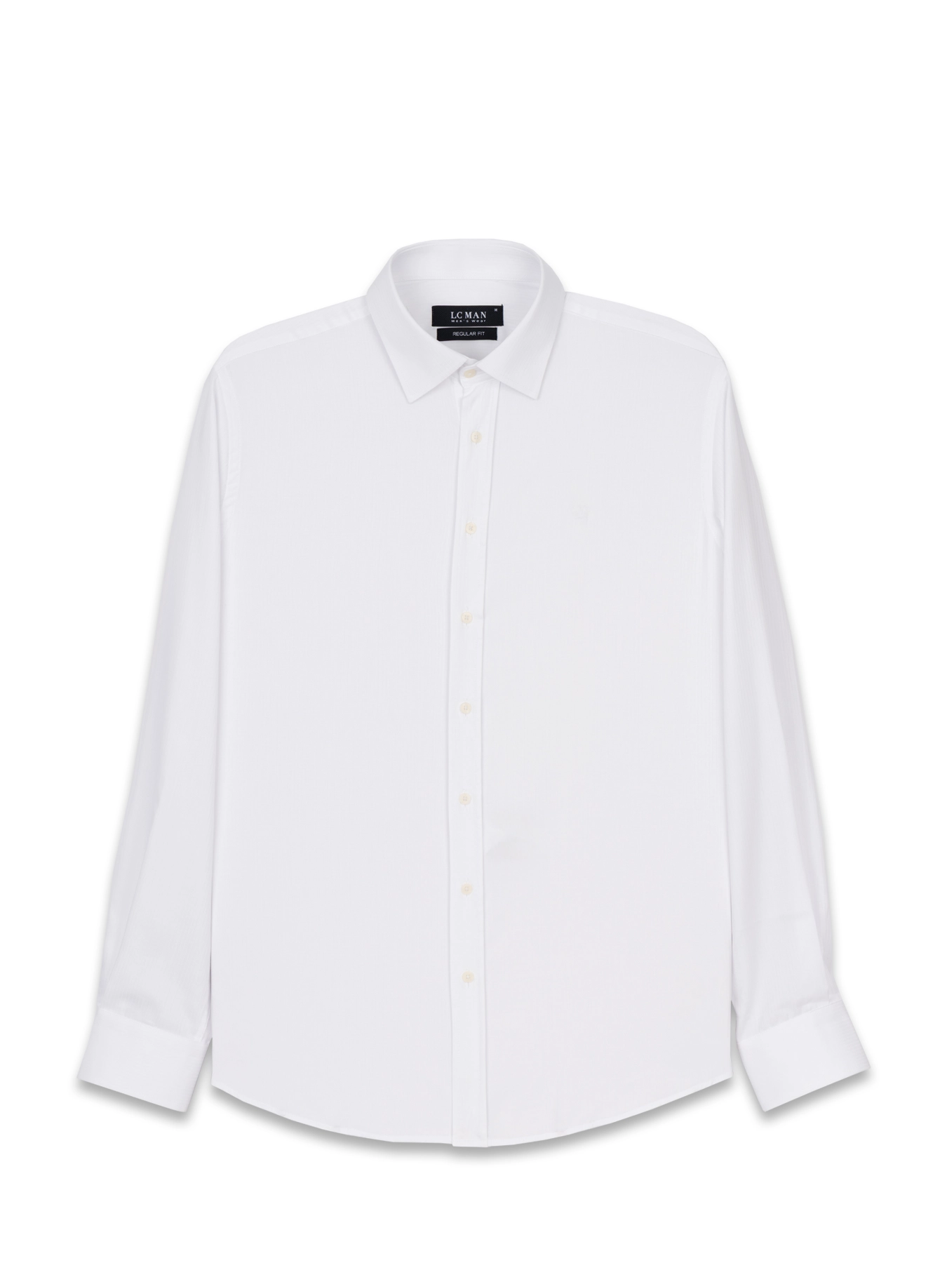 پیراهن آستین بلند سفید ال سی من 19