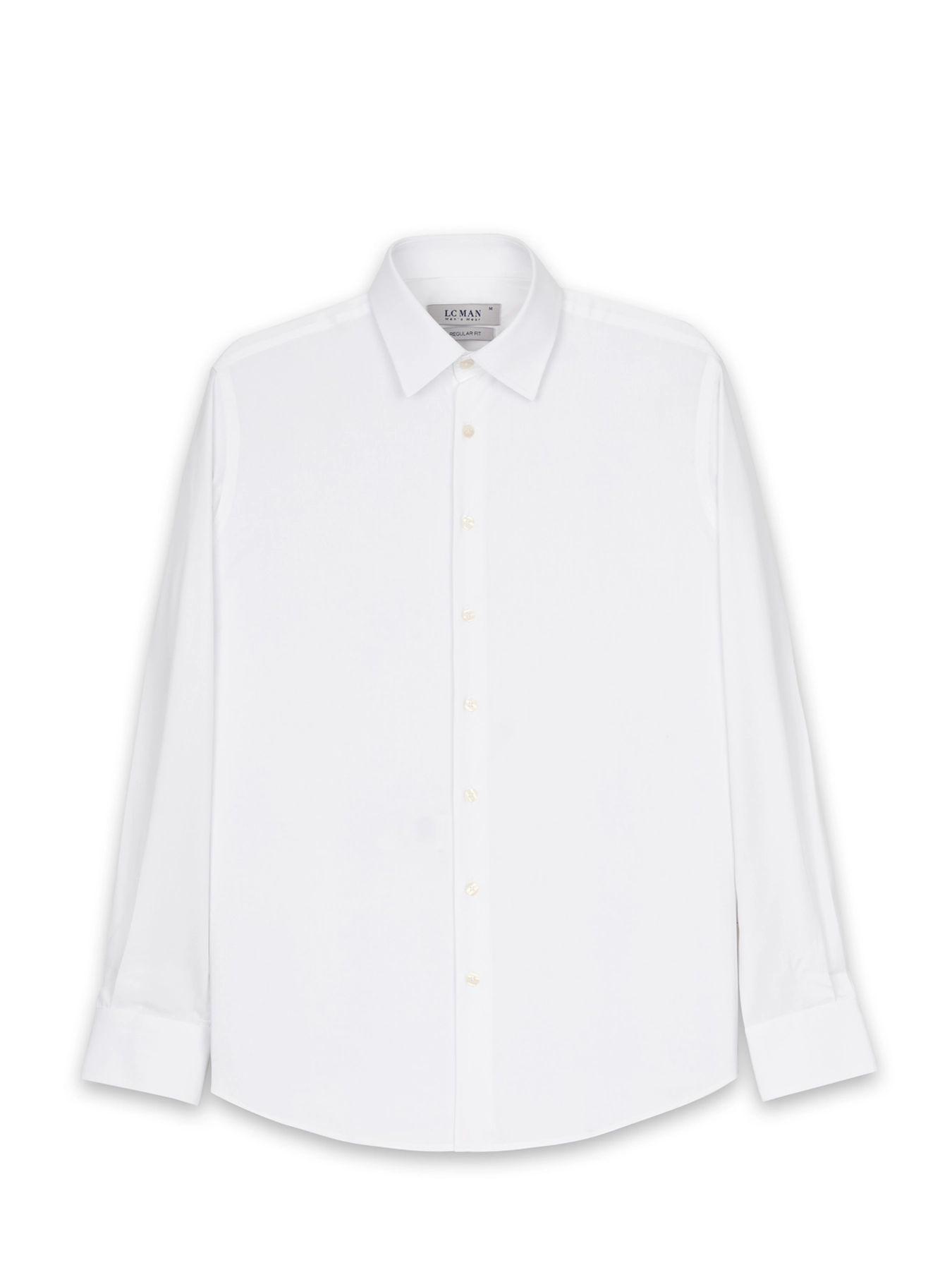 پیراهن آستین بلند سفید ال سی من 74