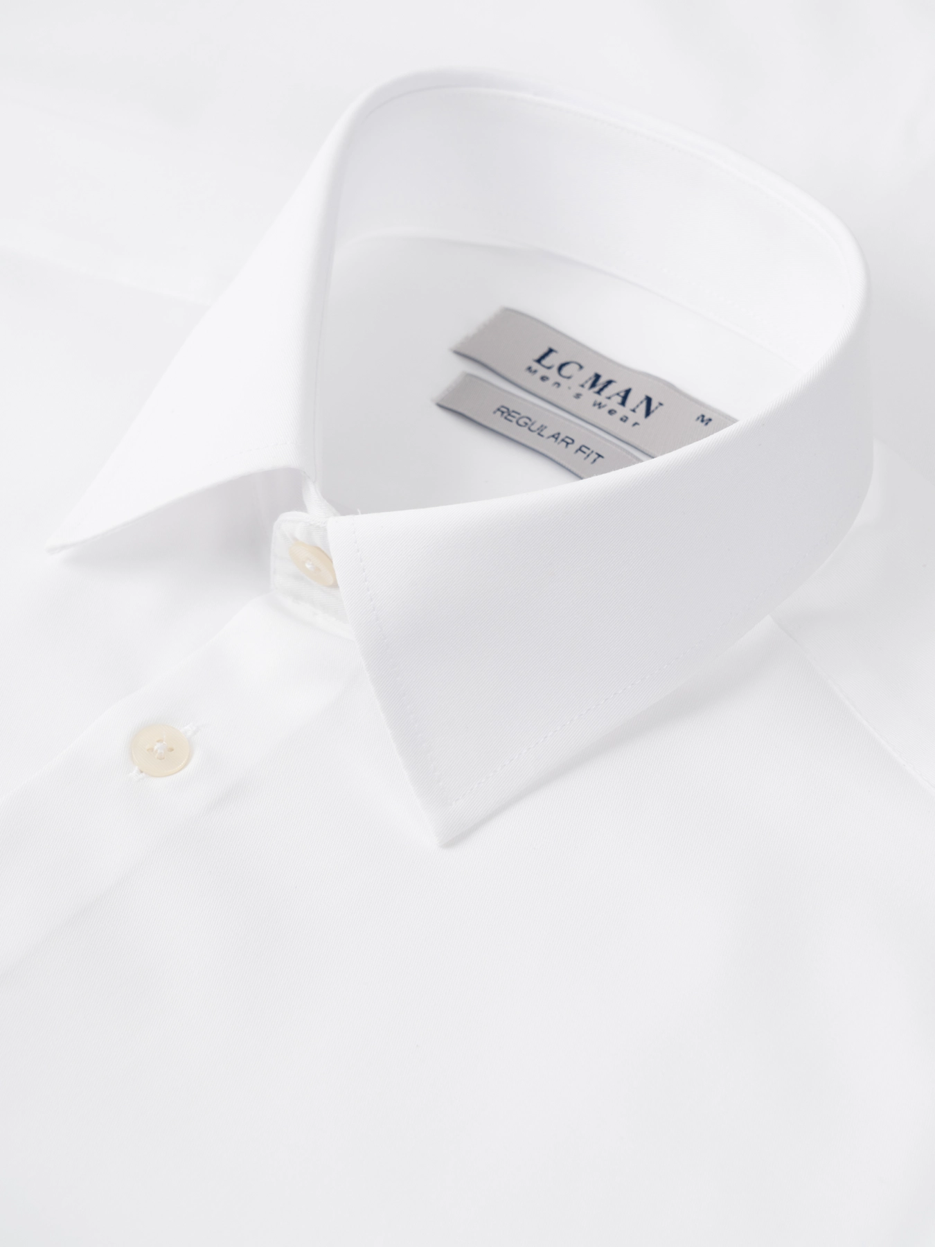 پیراهن آستین بلند سفید ال سی من 74