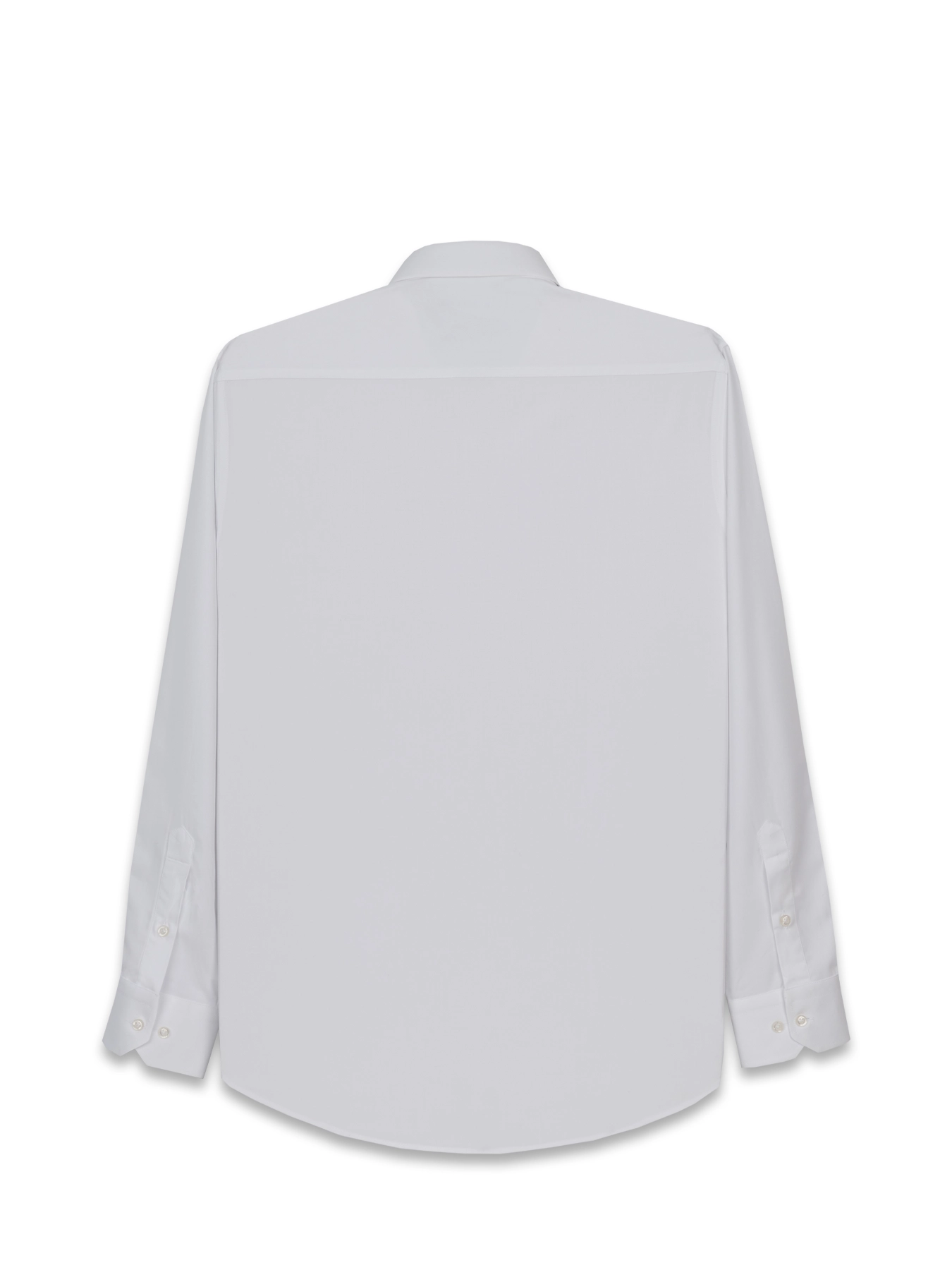 پیراهن آستین بلند سفید ساده ال سی من 75