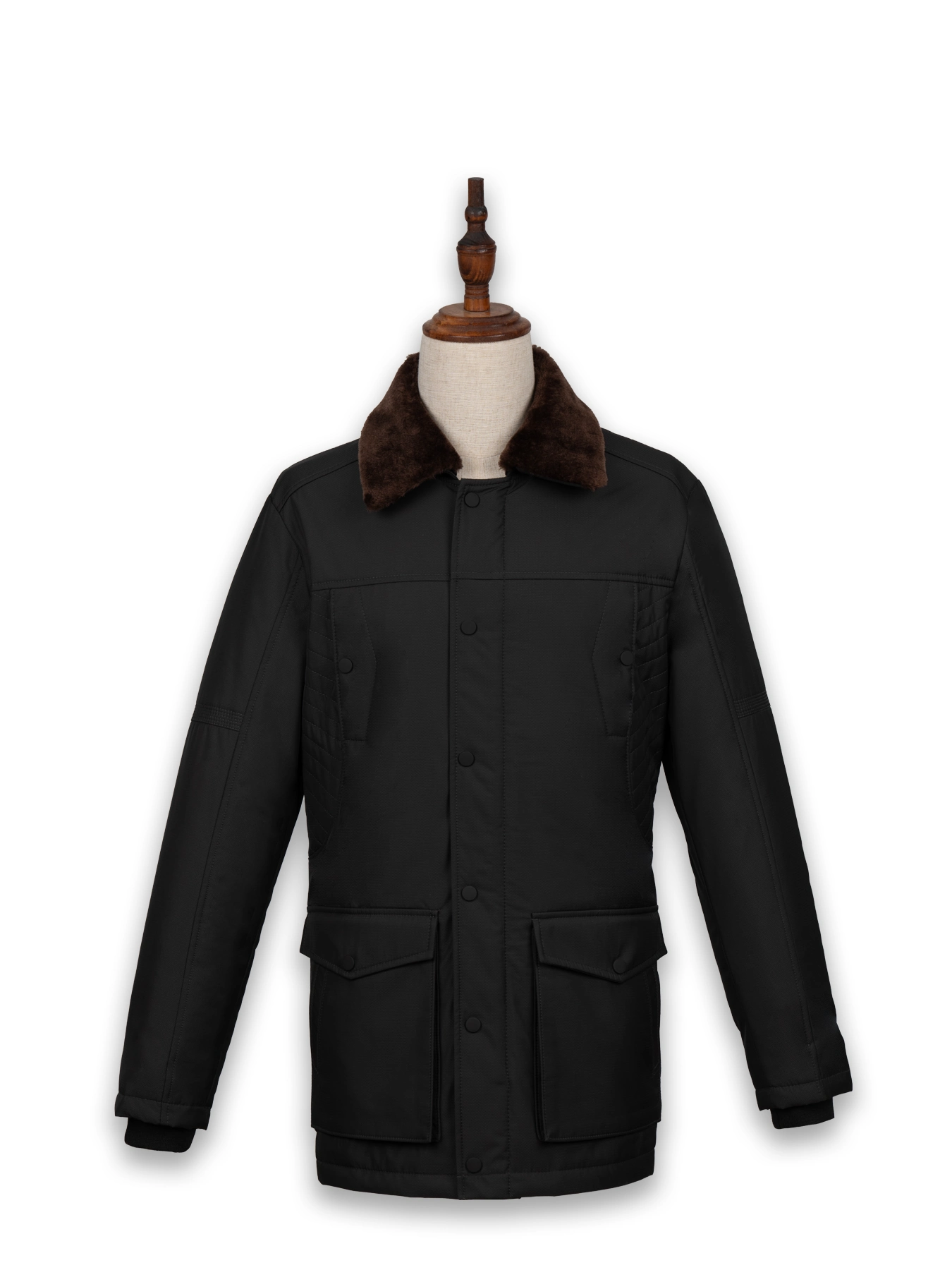 کاپشن مردانه یقه شکاری ال سی من  