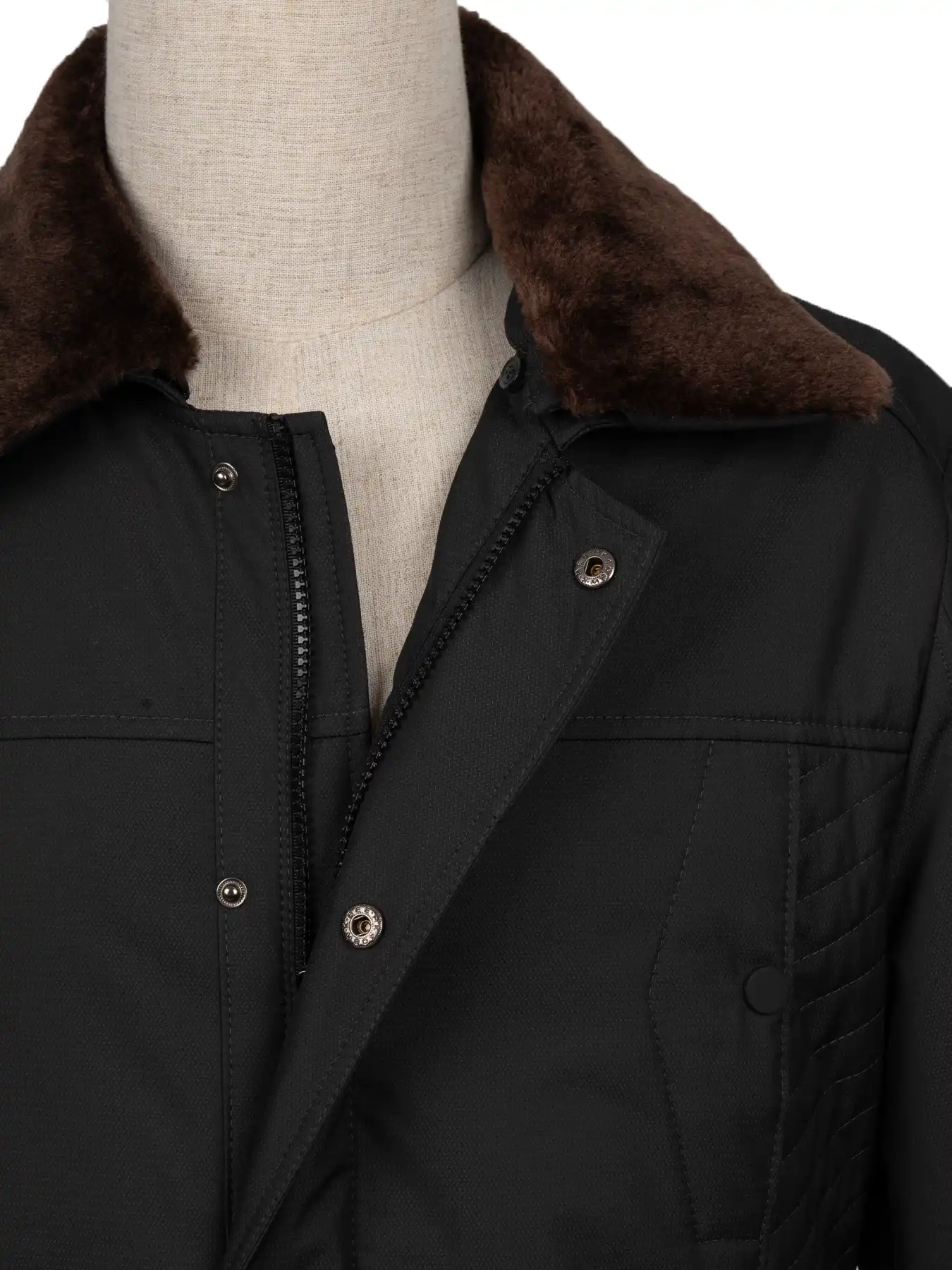 کاپشن مردانه یقه شکاری ال سی من  