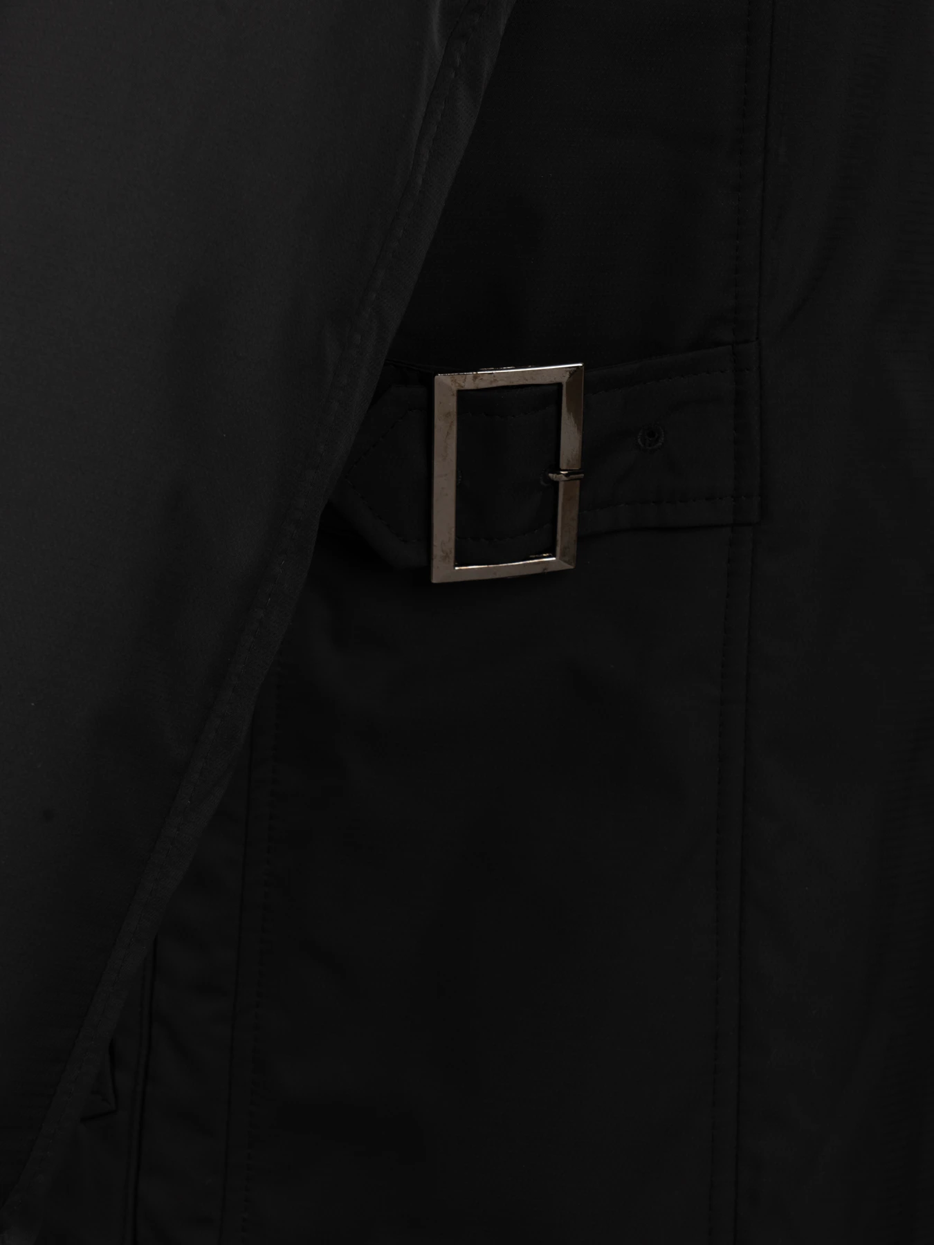 کاپشن مشکی یقه شکاری ال سی من 