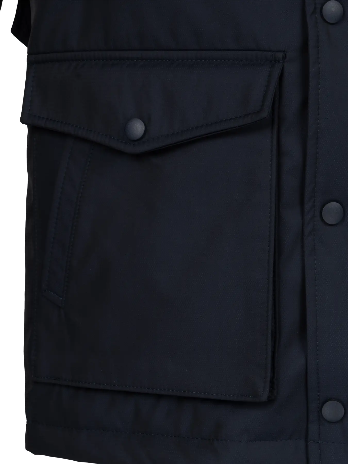 کاپشن سرمه ای یقه شکاری ال سی من 97