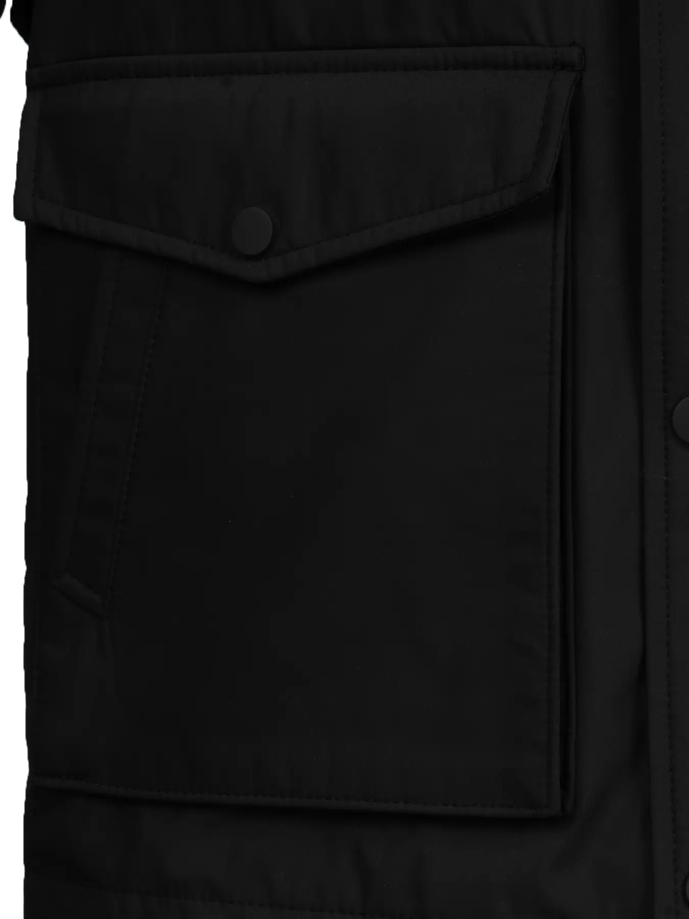 کاپشن یقه شکاری مشکی ال سی من 94