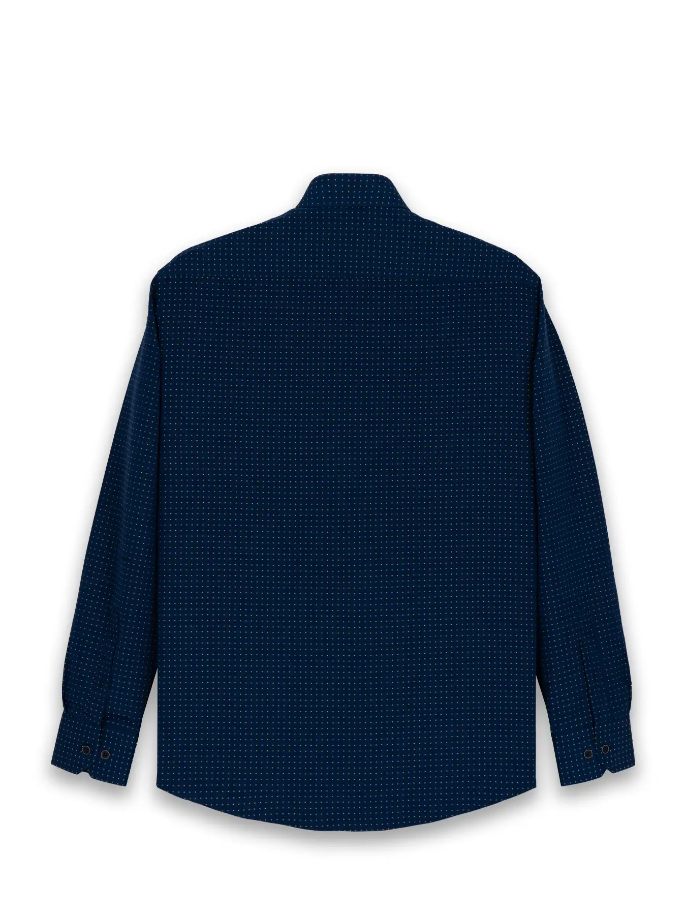 پیراهن آستین بلند سرمه ای طرح دار ال سی من 95