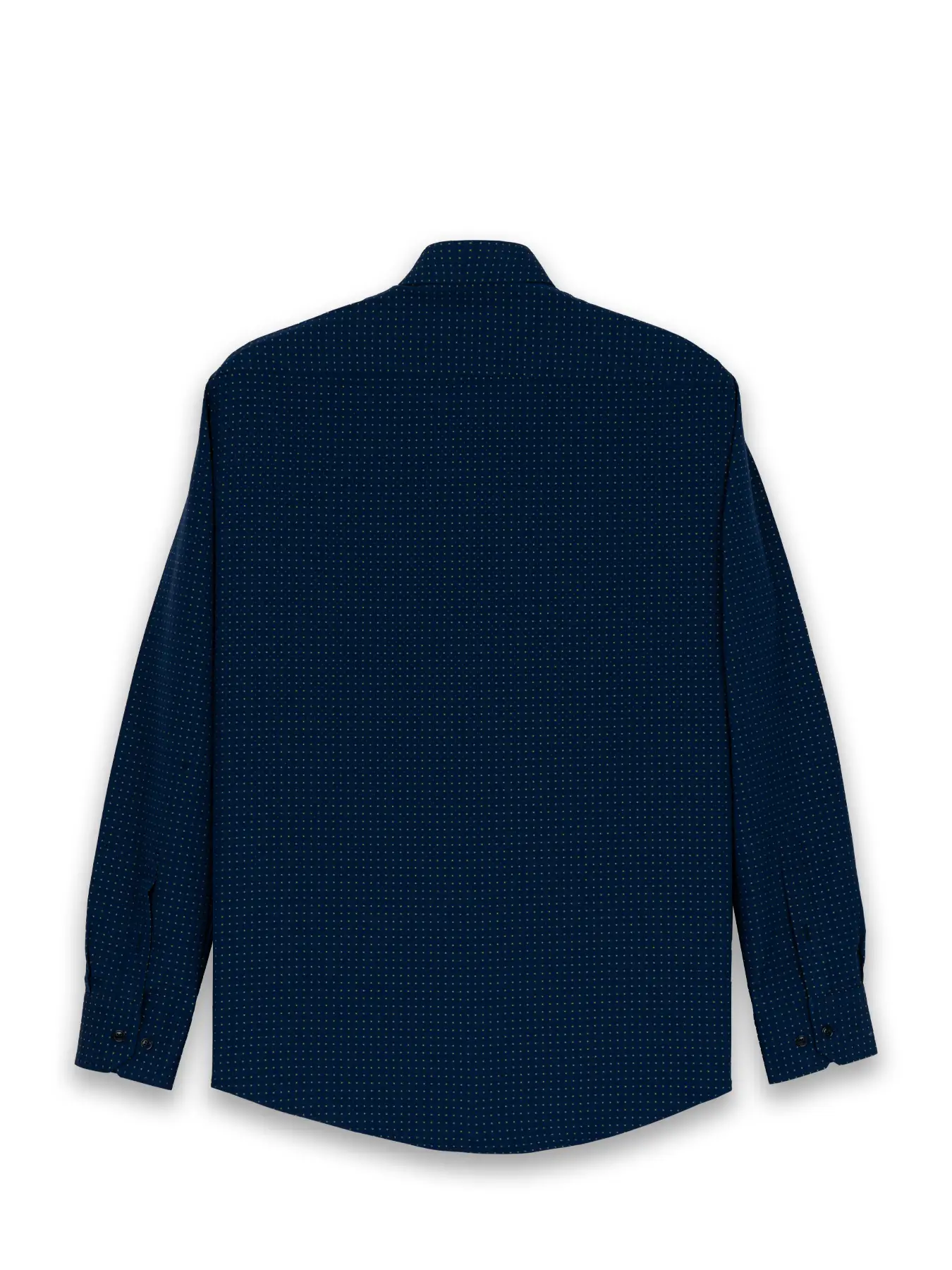 پیراهن آستین بلند سرمه ای طرح دار ال سی من 96