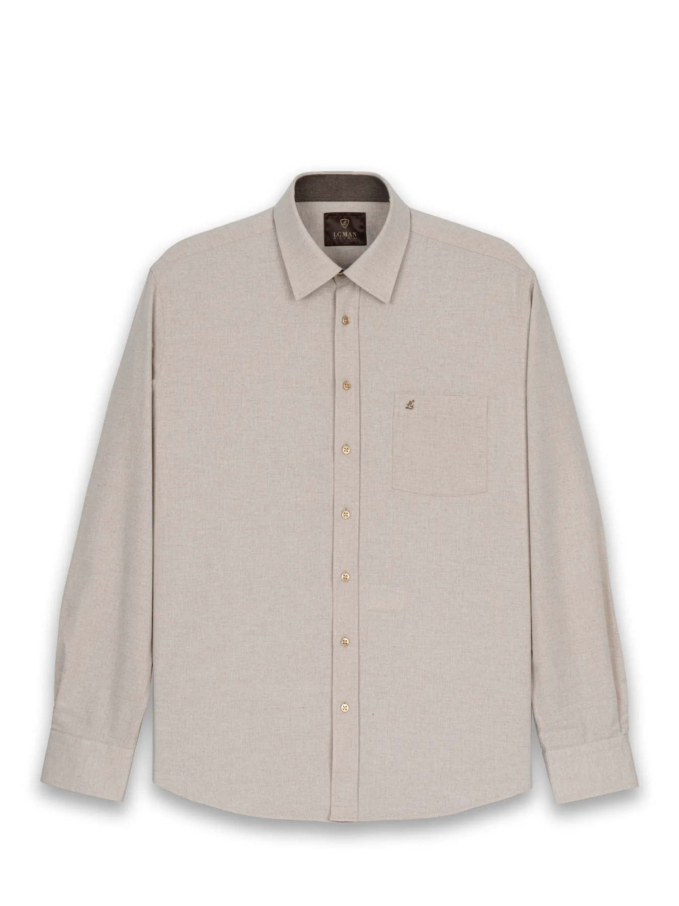 پیراهن آستین بلند کرم ال سی من 16