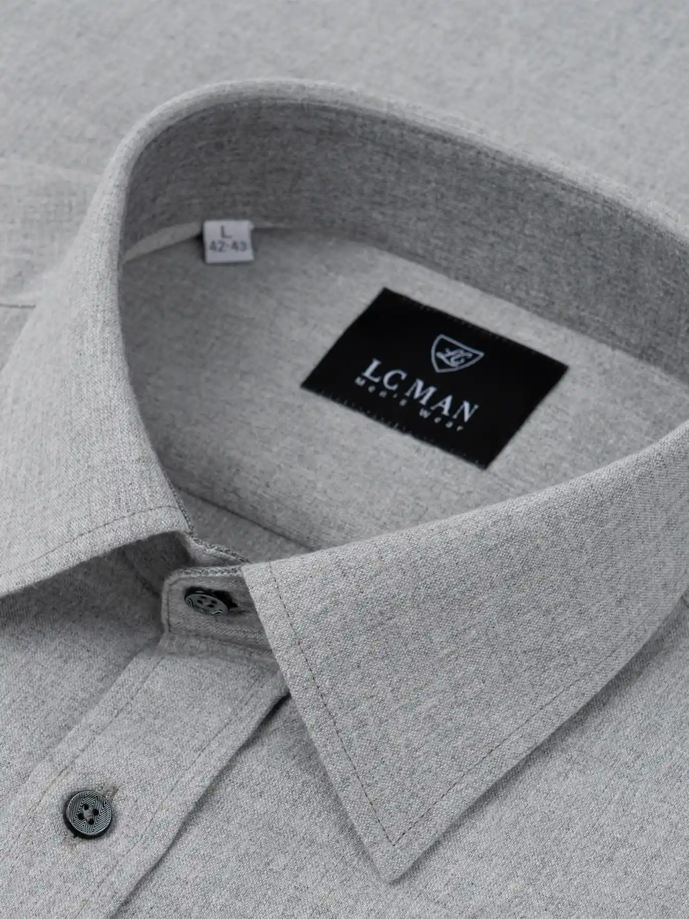 پیراهن آستین بلند نقره ای ال سی من 16