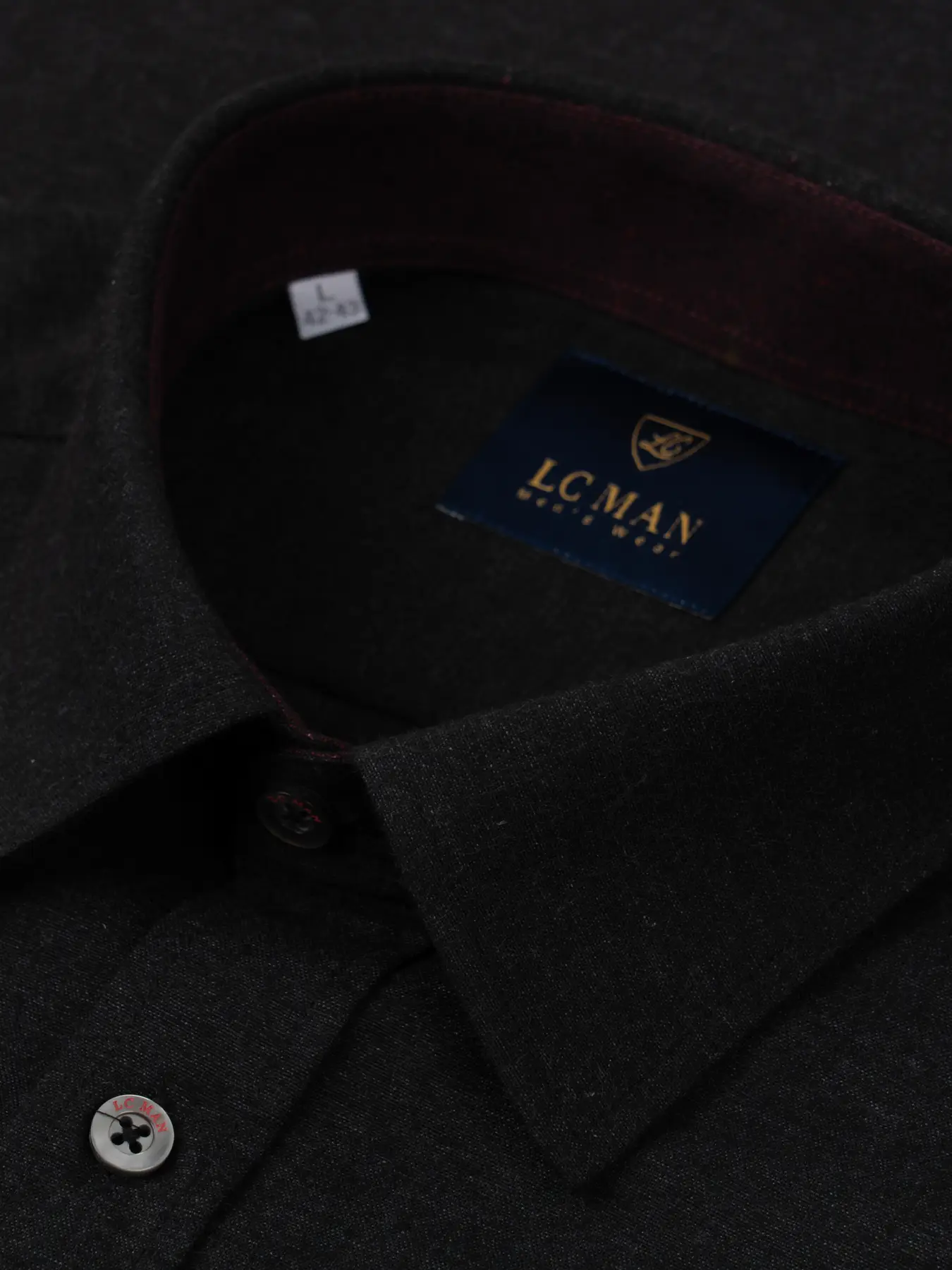 پیراهن آستین بلند مشکی ال سی من 16