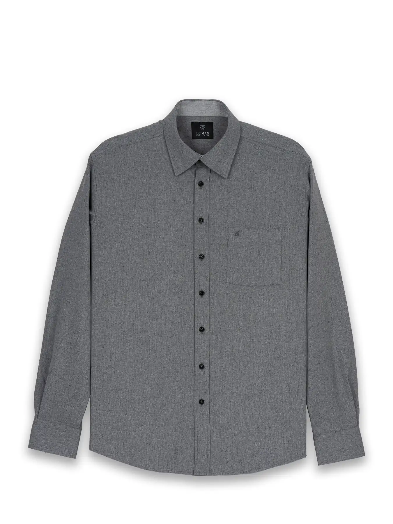 پیراهن طوسی آستین بلند ال سی من 16