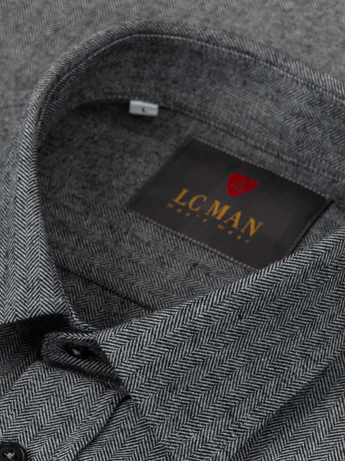 پیراهن طوسی آستین بلند ال سی من 17