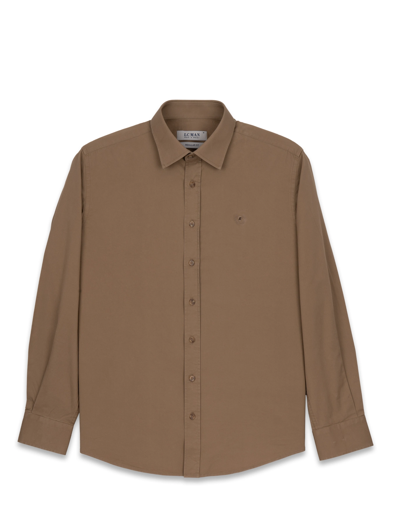 پیراهن آستین بلند قهوه ای ال سی من 24