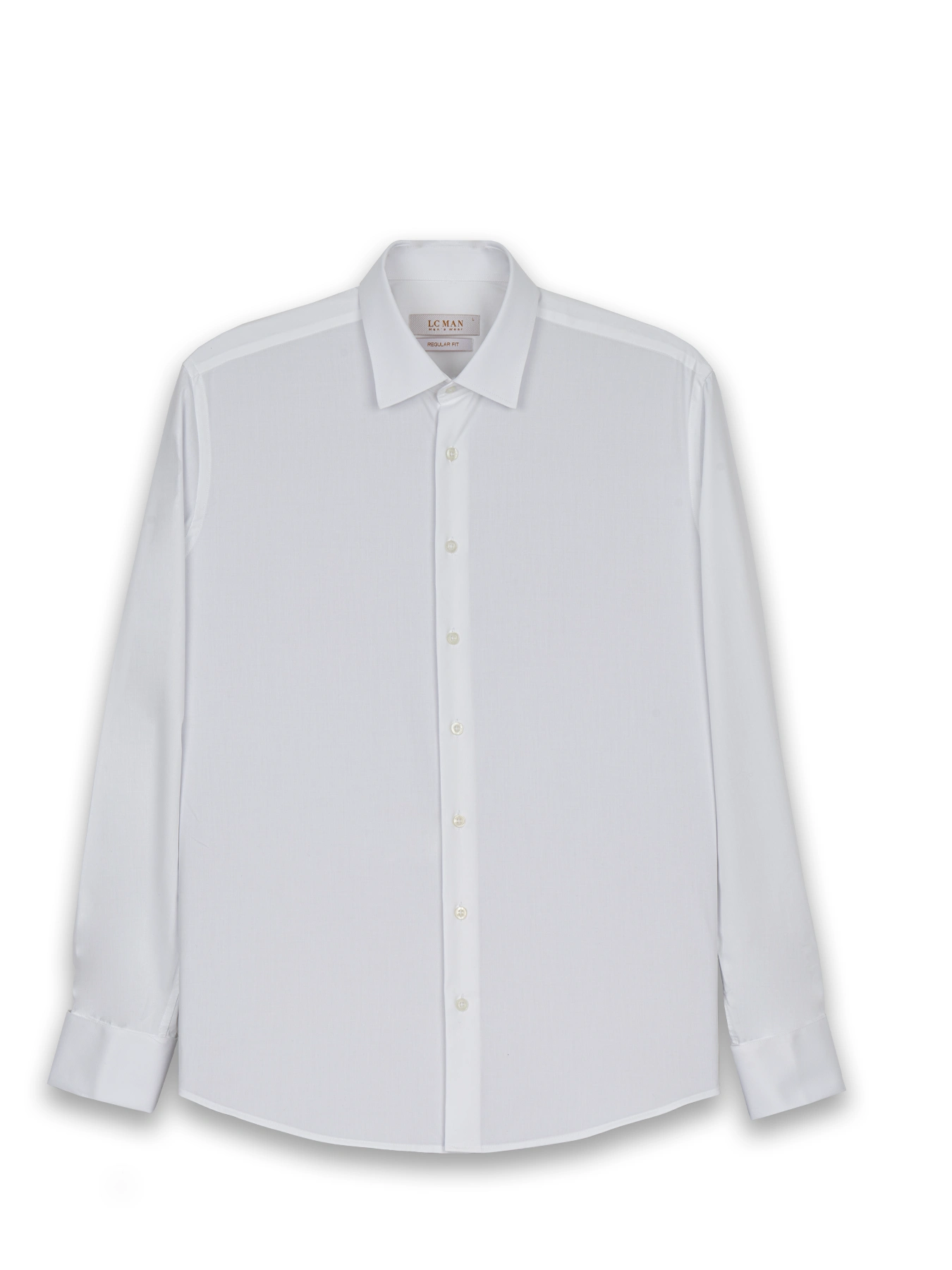 پیراهن سفید آستین بلند ال سی من 26