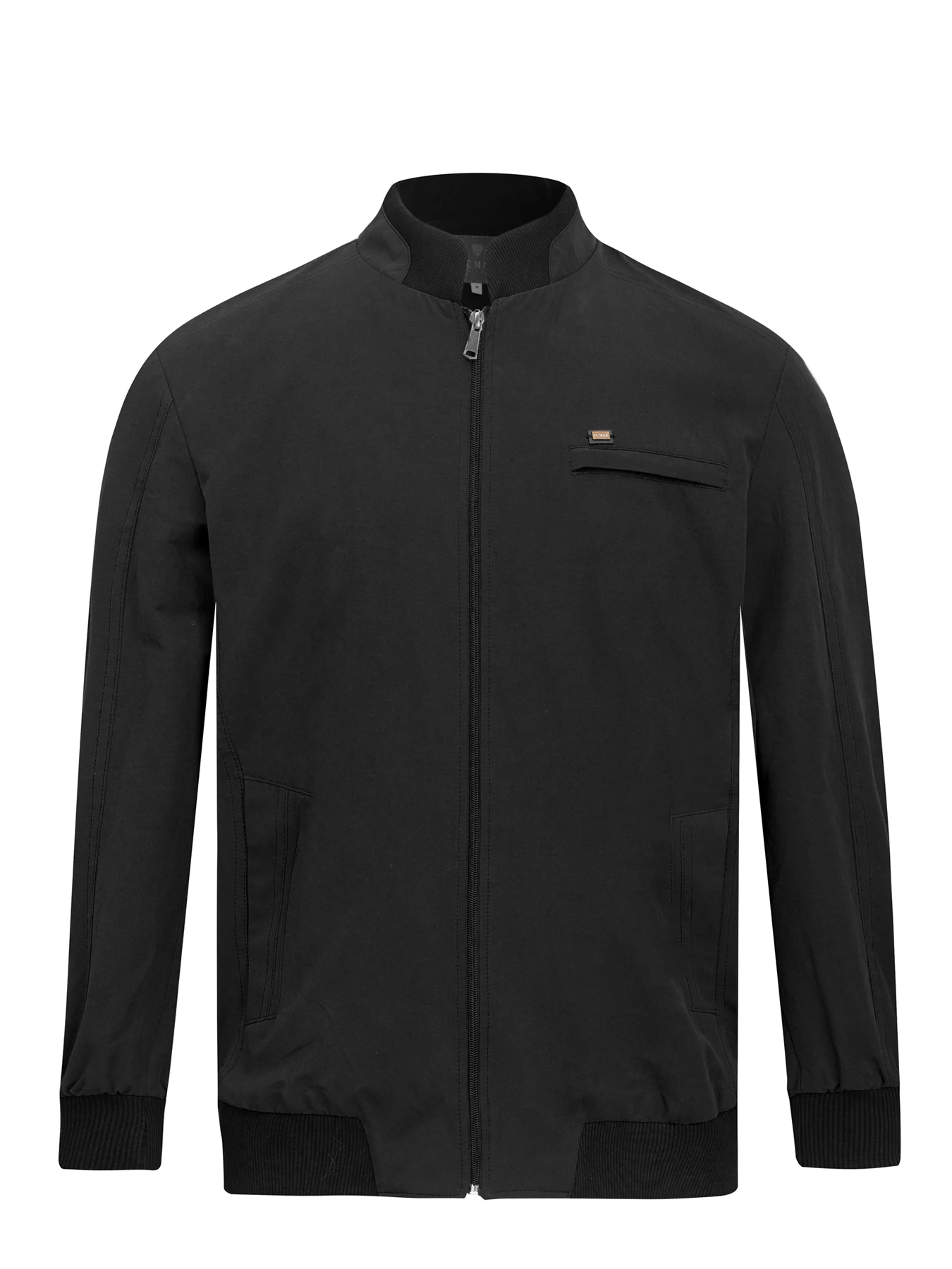 کاپشن مشکی یقه ایستاده 80