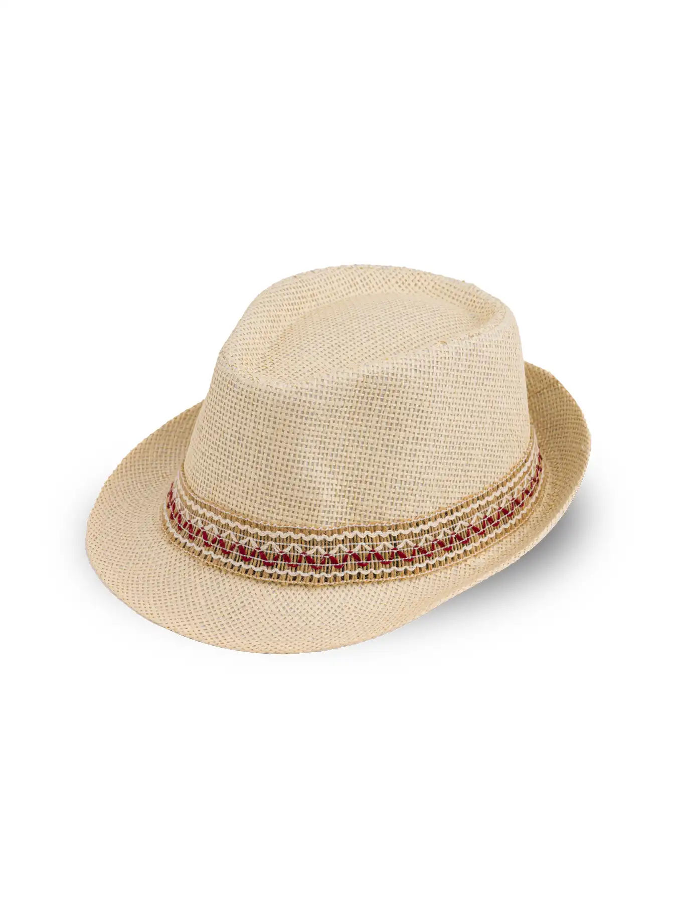 کلاه شاپو  شیری طرح حصیری