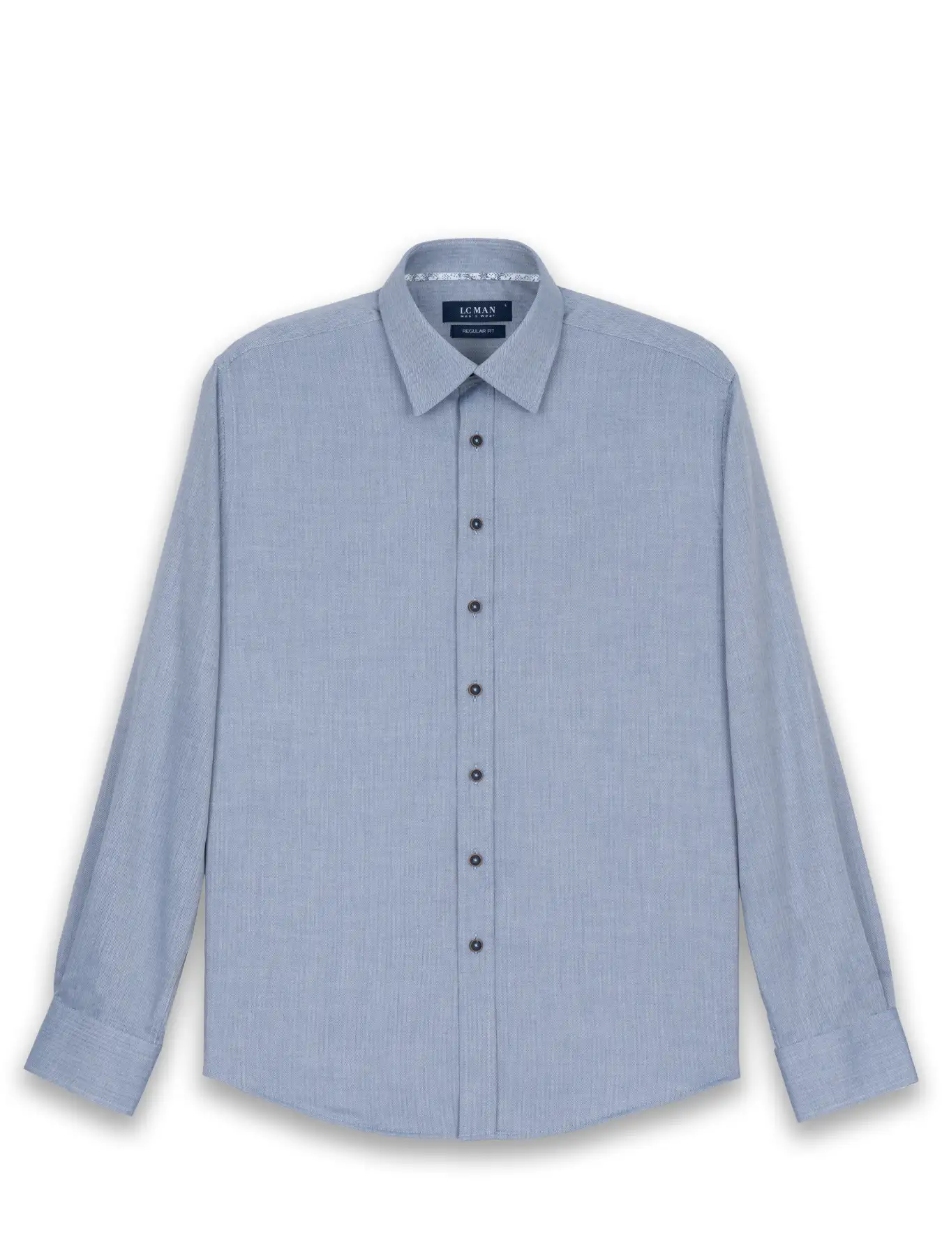 پیراهن آستین بلند آبی ال سی من 14