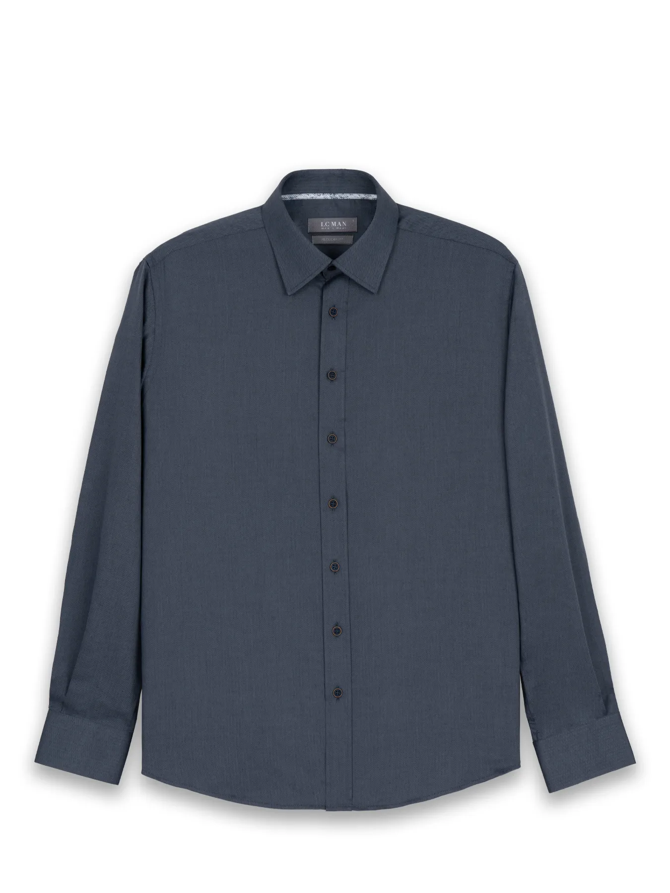 پیراهن آستین بلند سرمه ای ال سی من 14