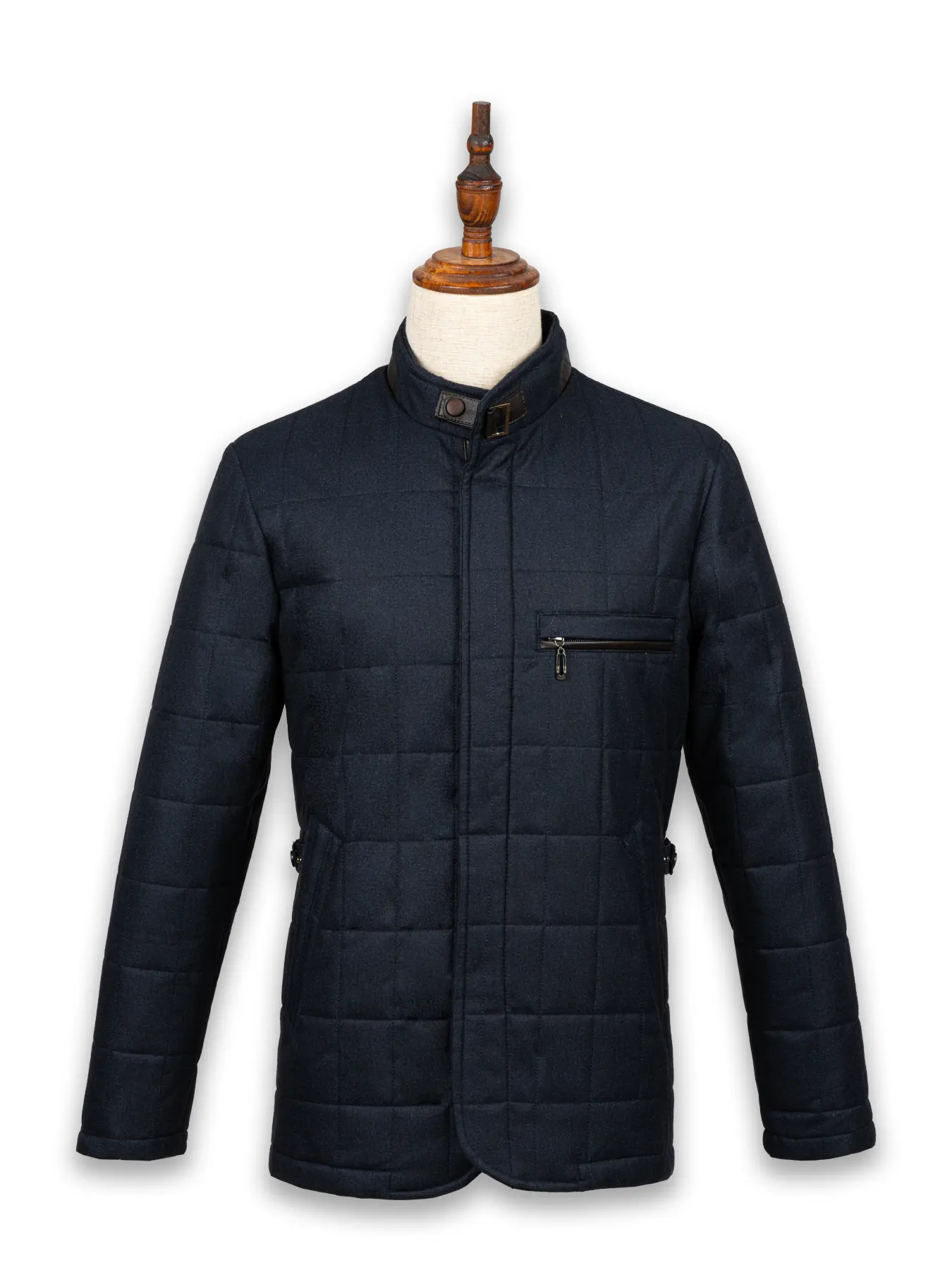 کاپشن سرمه ای ال سی من