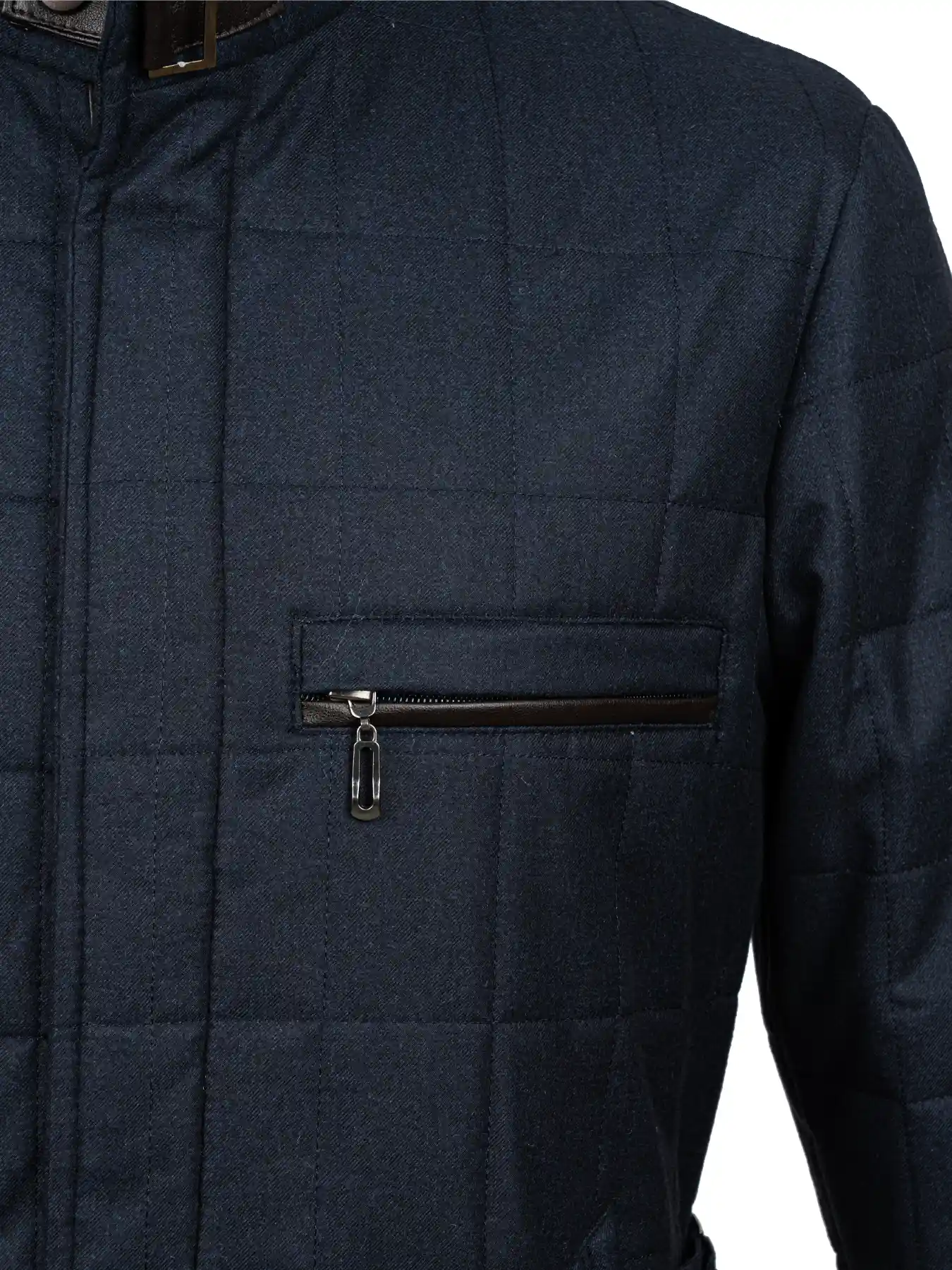 کاپشن سرمه ای ال سی من