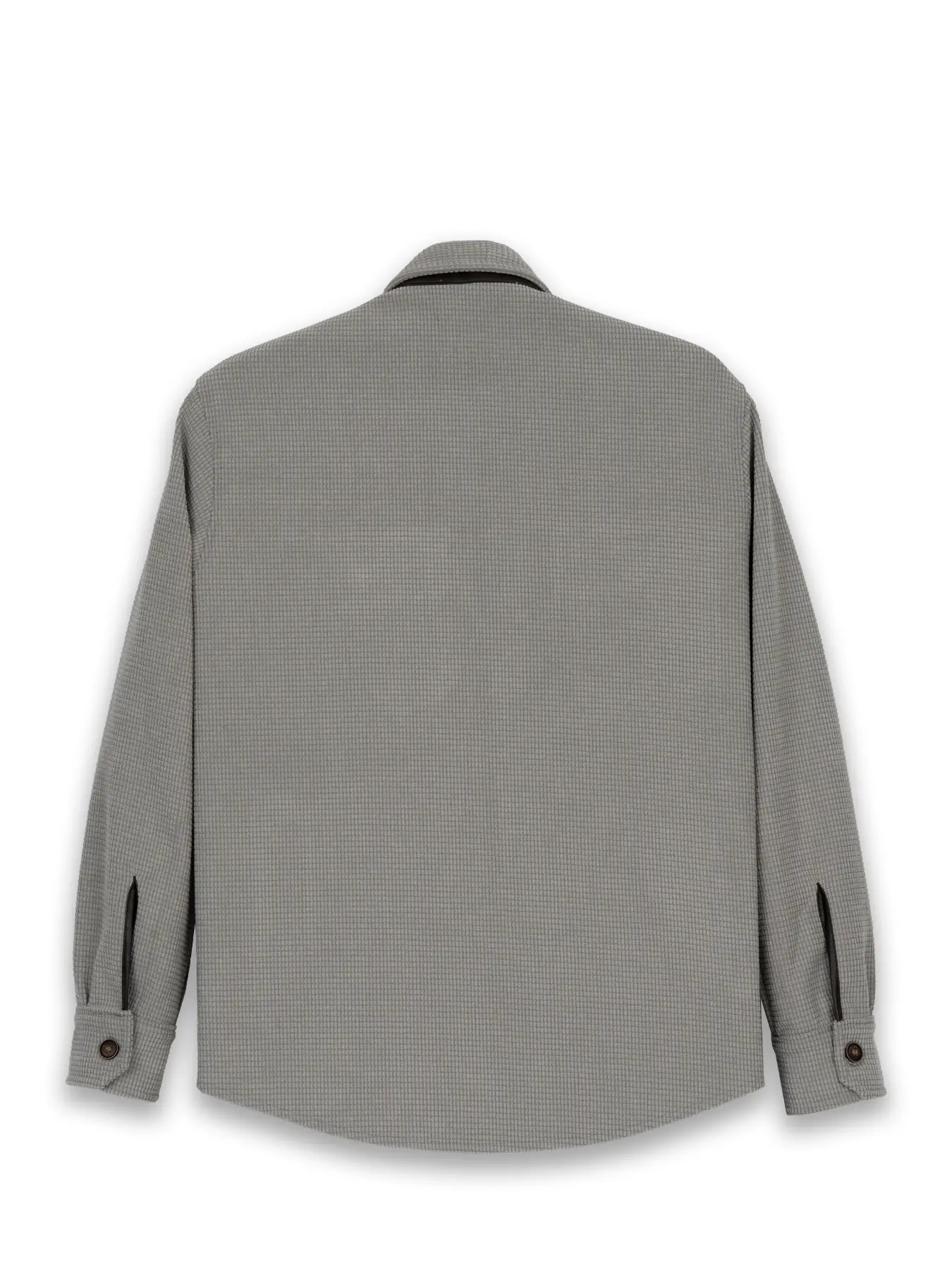 کاپشن طوسی ال سی من یقه پهن