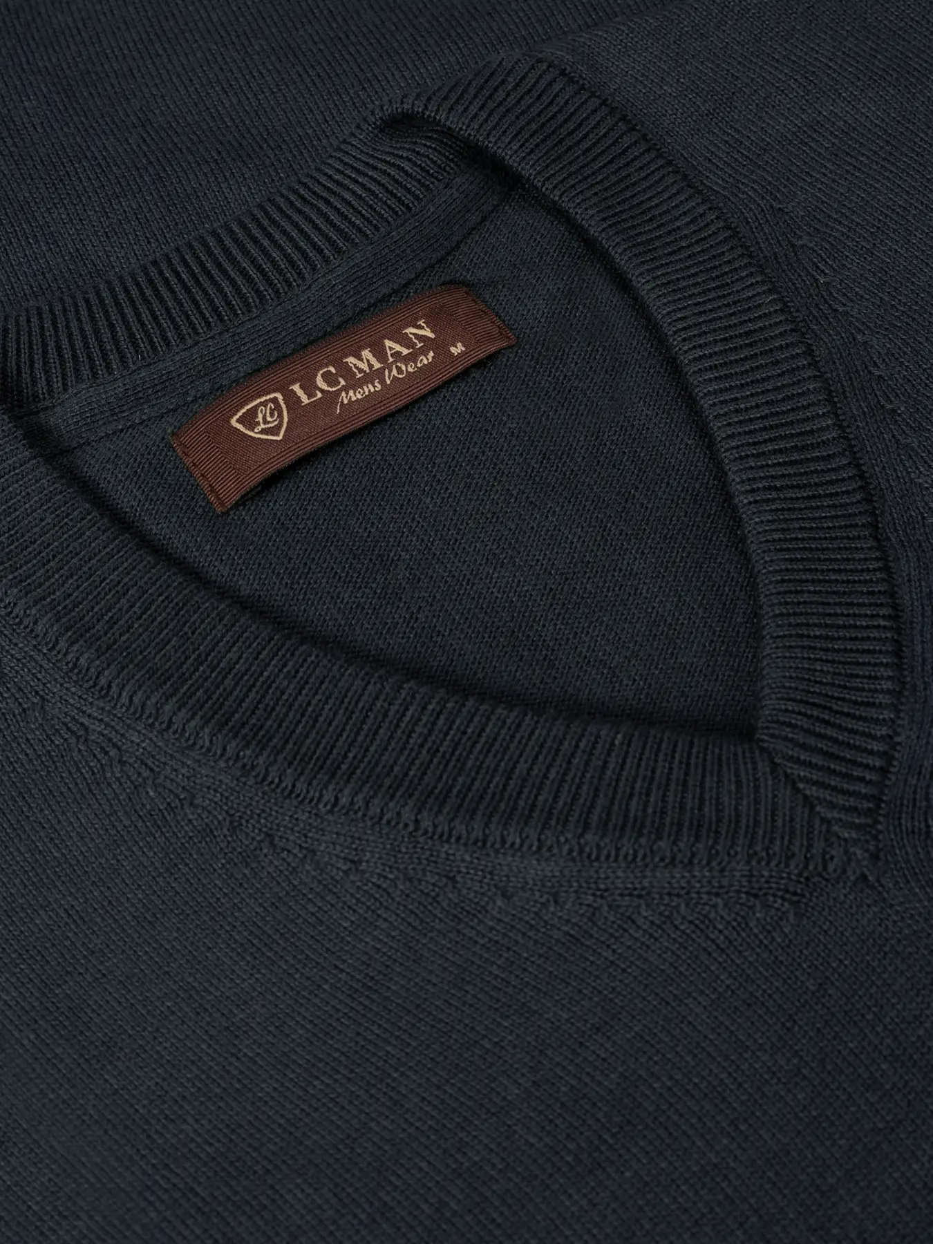  ژیله بافت یقه هفت سرمه ای تیره 90