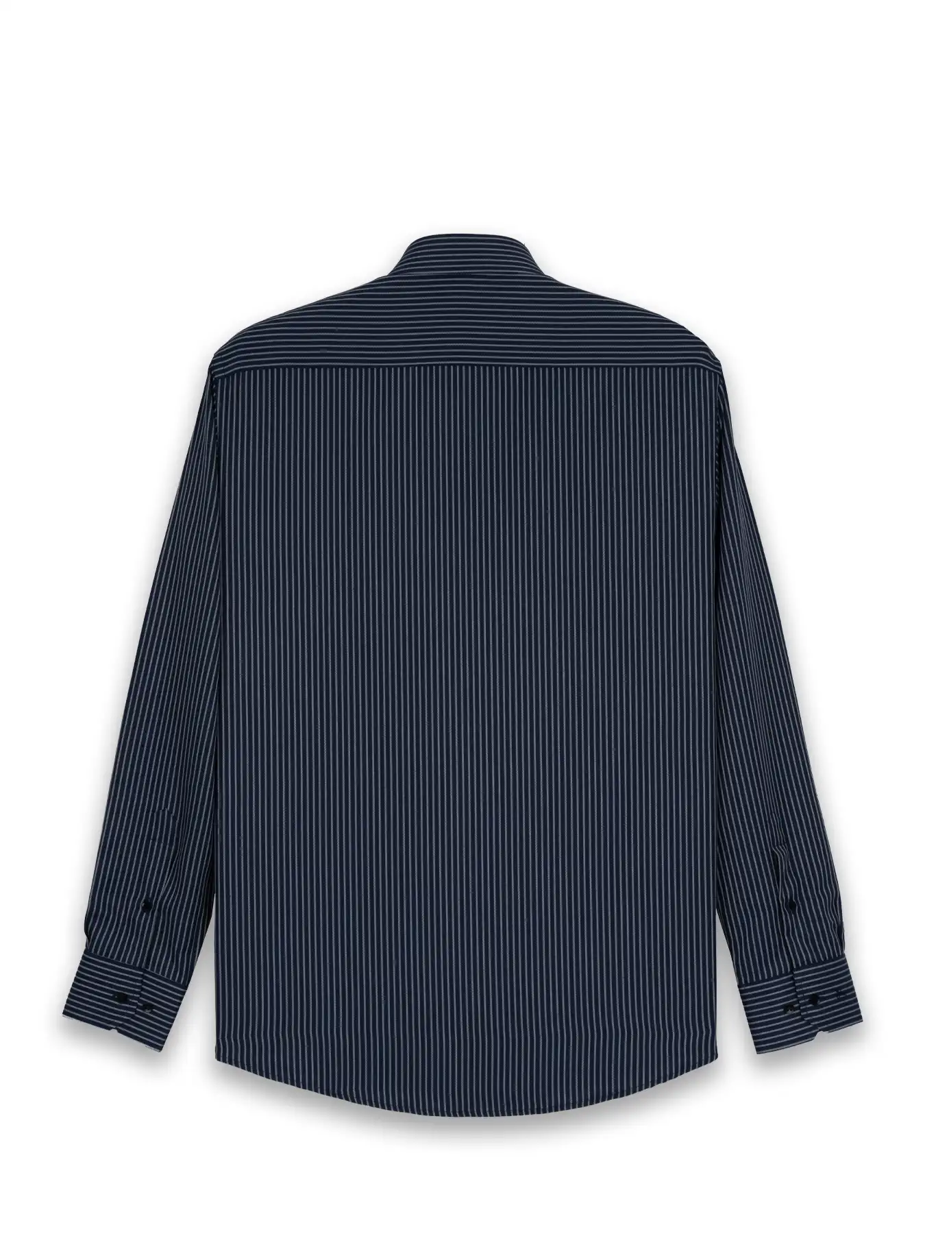 پیراهن آستین بلند سرمه ای راه راه ال سی من 59