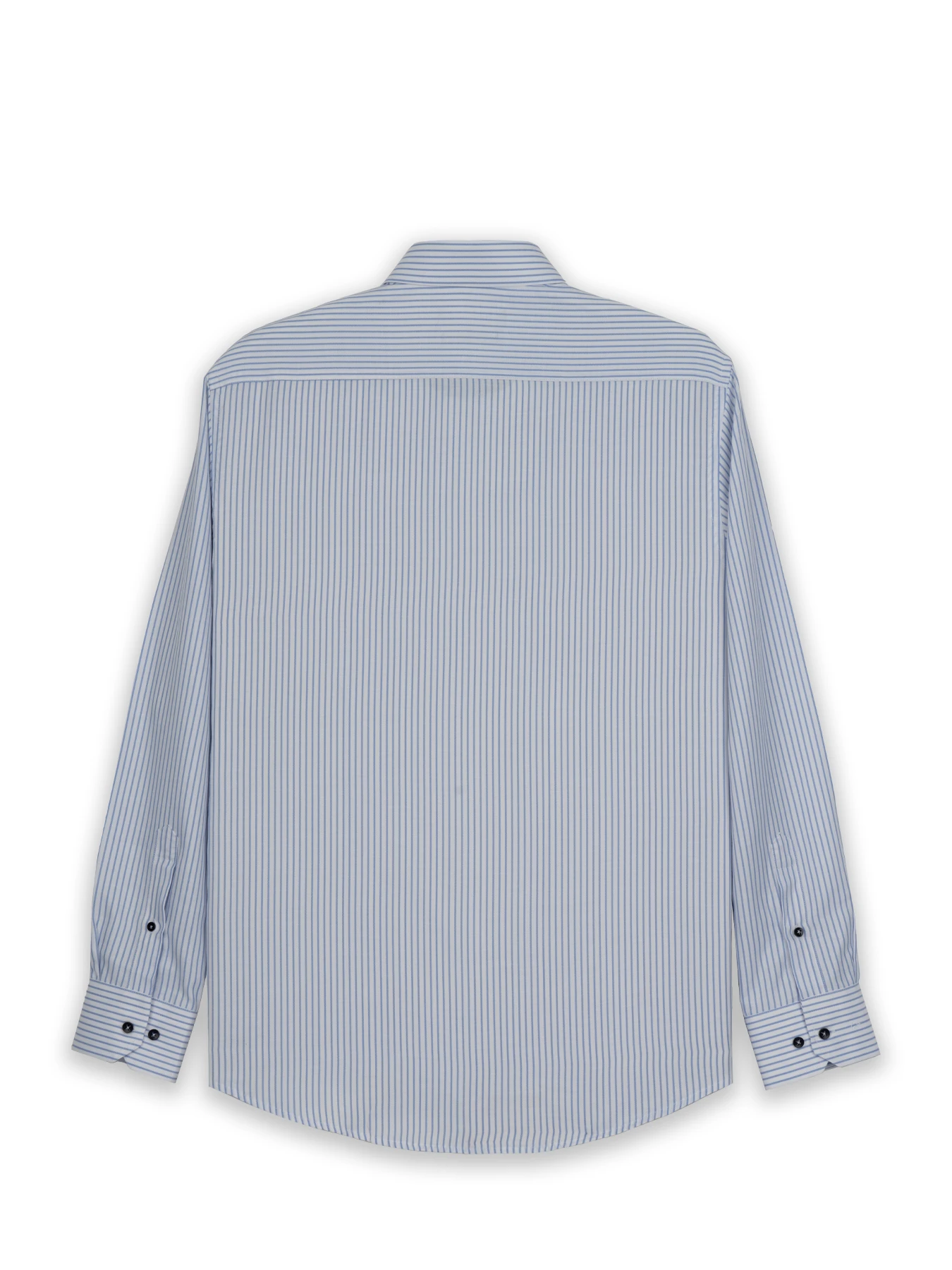 پیراهن آستین بلند سفید راه راه ال سی من 59