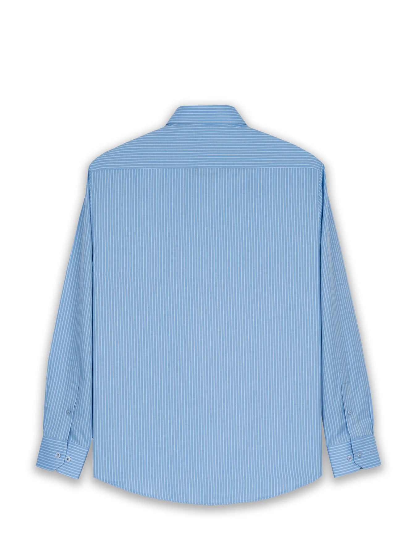 پیراهن آستین بلند آبی روشن راه راه ال سی من 59