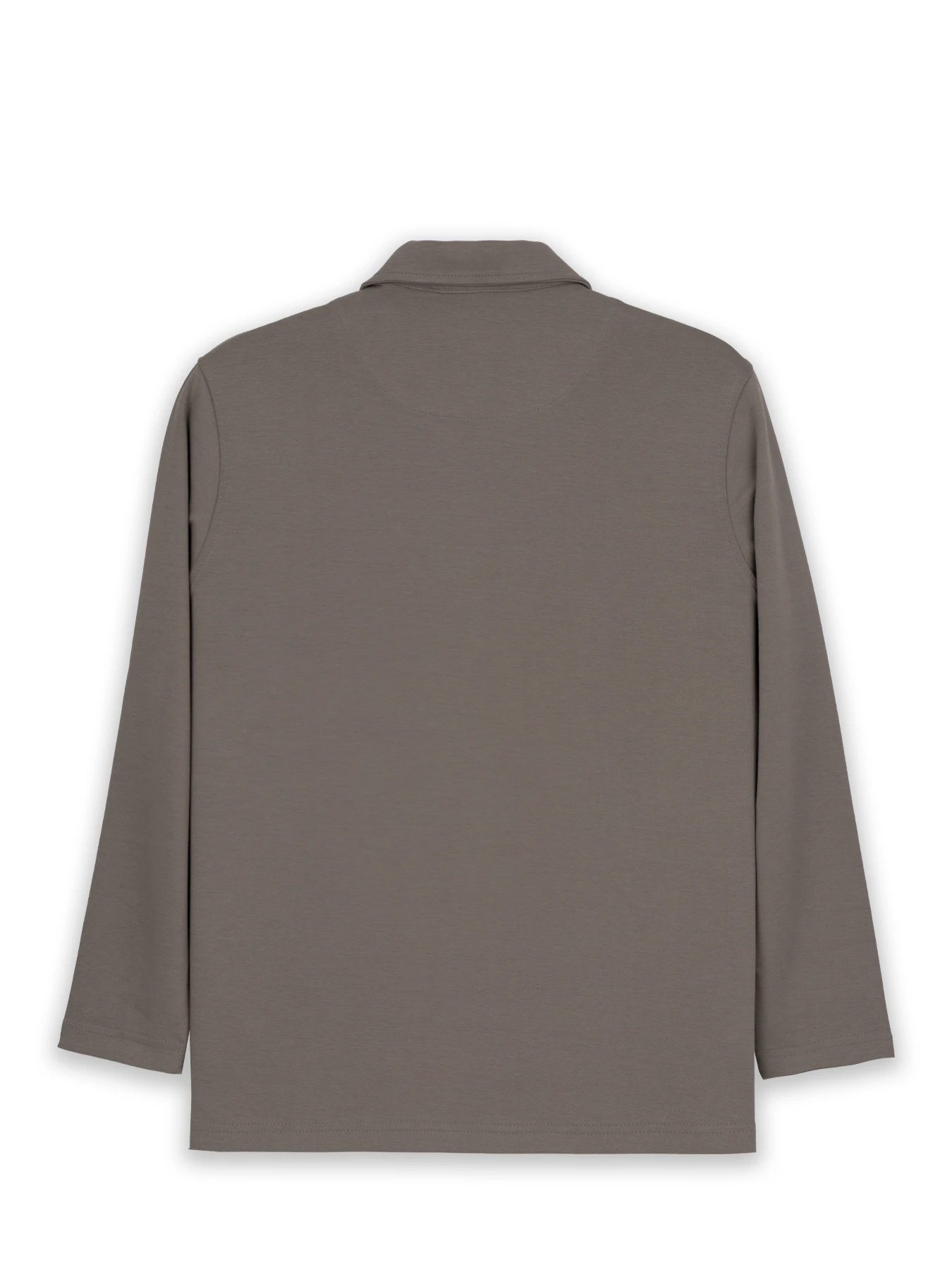 پلیور یقه شکاری طوسی ال سی من 69