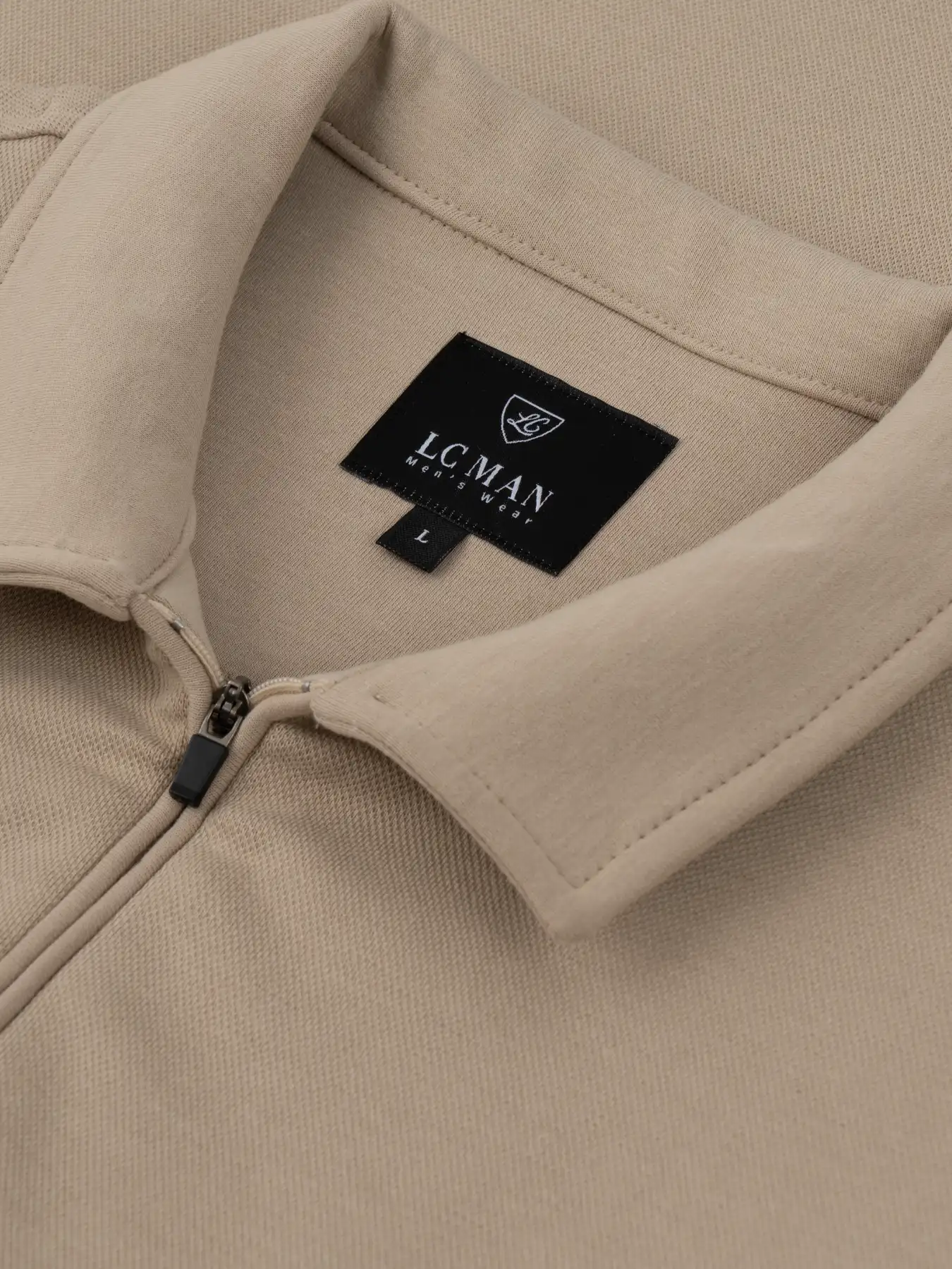 پلیور یقه شکاری کرم ال سی من 69