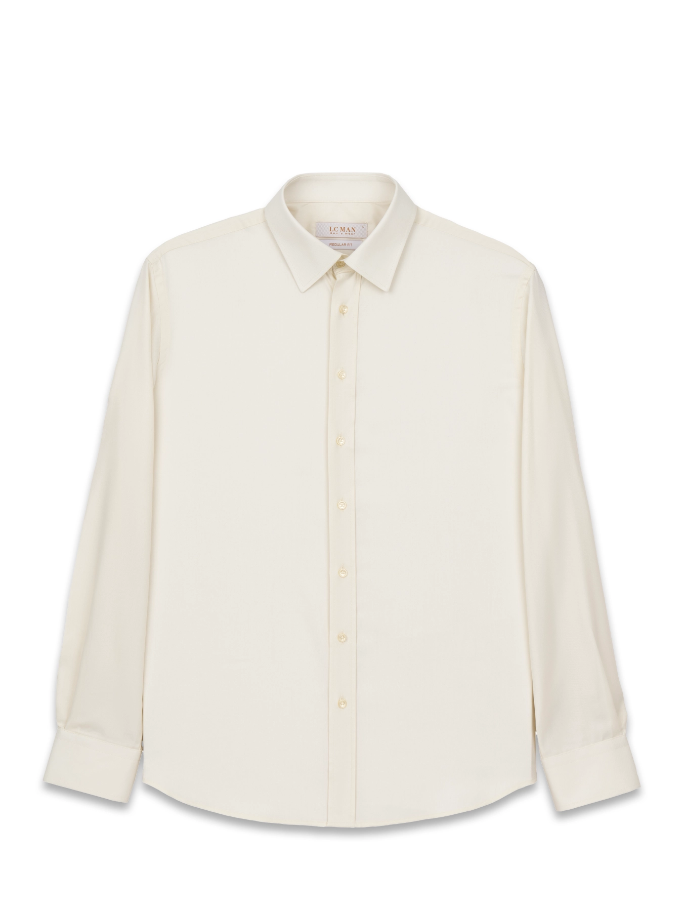 پیراهن آستین بلند شیری ال سی من 81