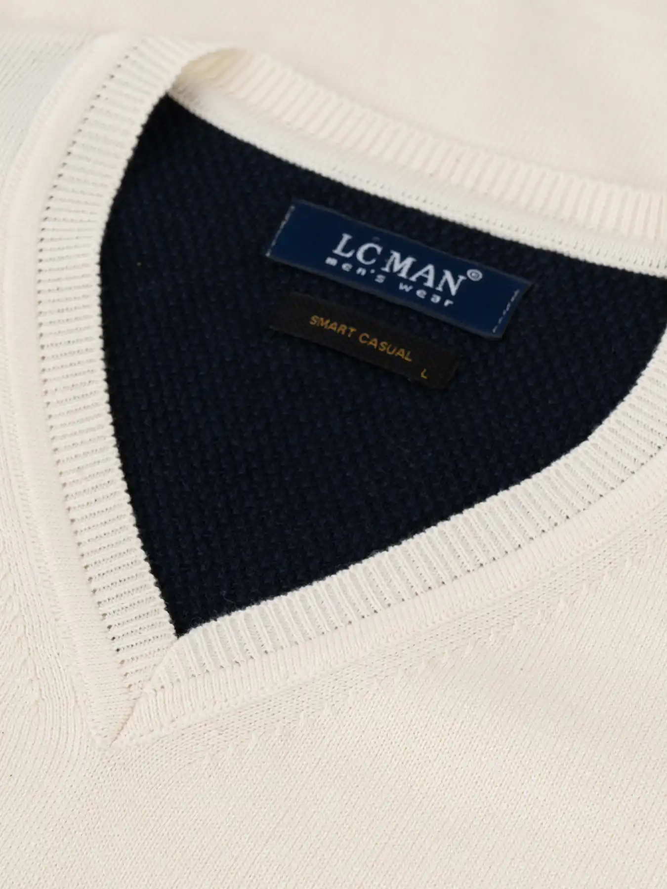 ژیله بافت یقه هفت ساده شیری