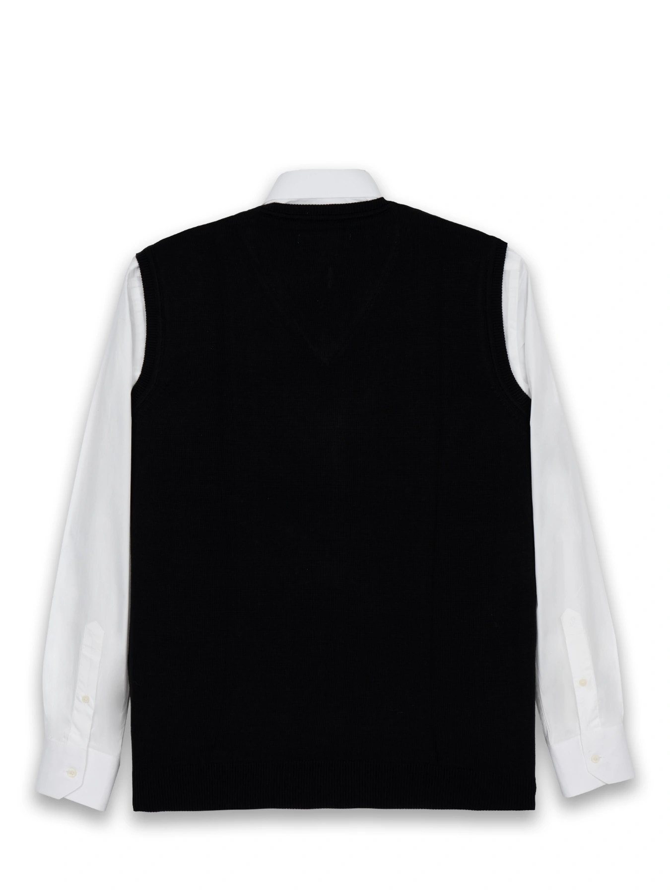 ژیله بافت یقه هفت ساده مشکی