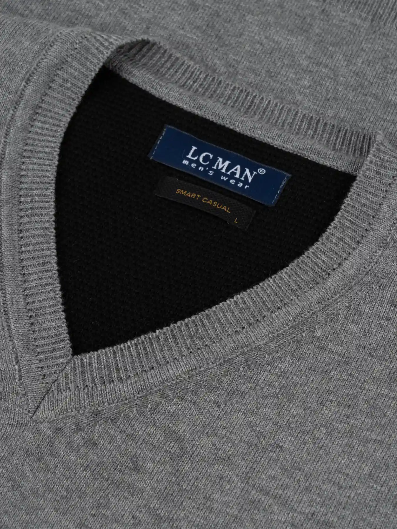 ژیله بافت یقه هفت ساده طوسی