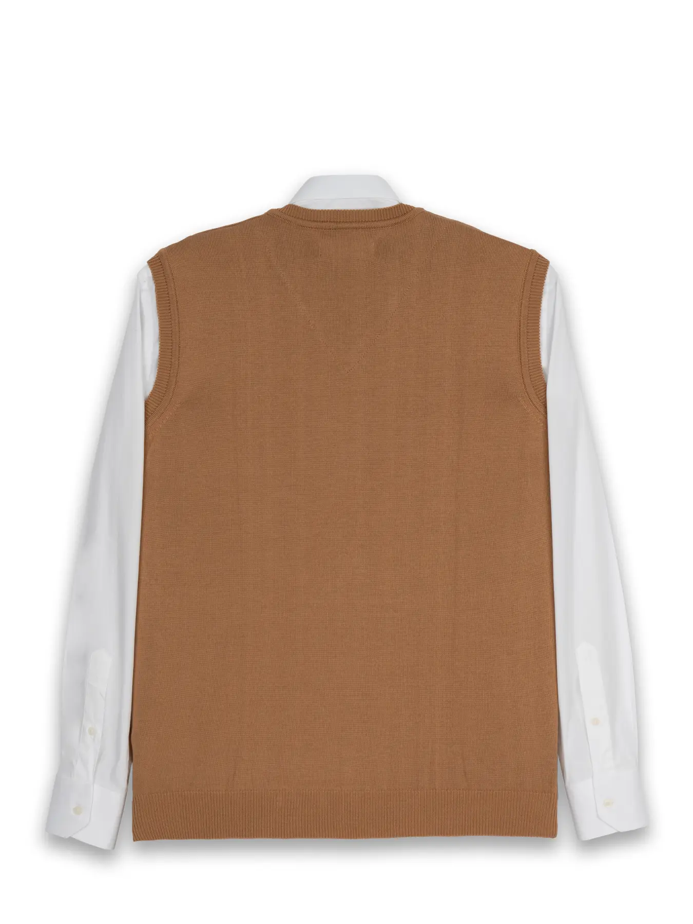 ژیله بافت یقه هفت ساده کرم 1