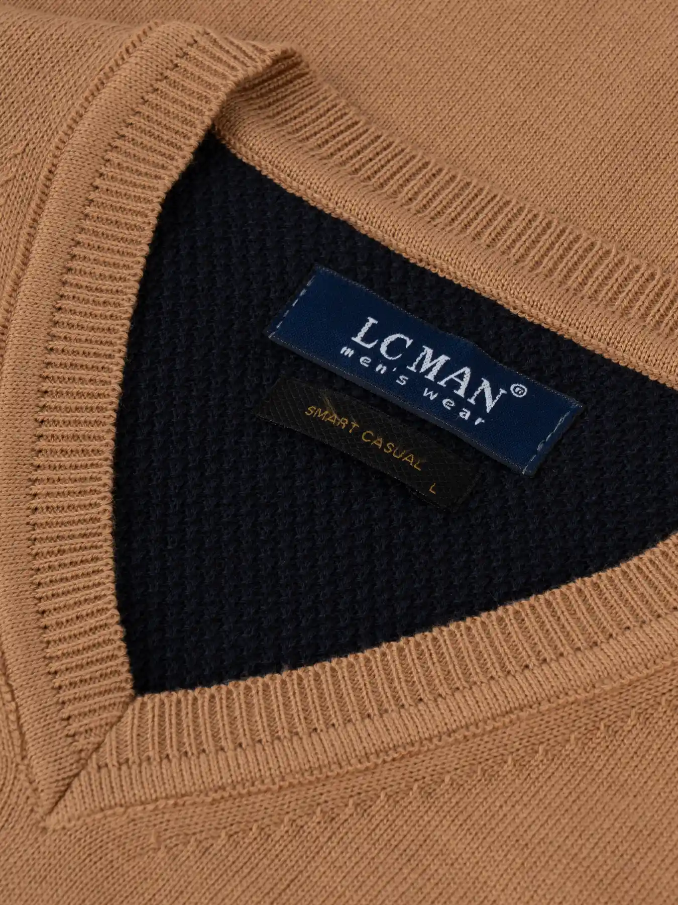 ژیله بافت یقه هفت ساده کرم 1