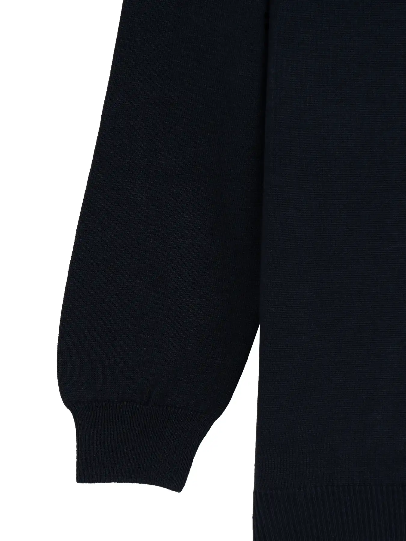 پلیور سرمه ای یقه گرد ساده