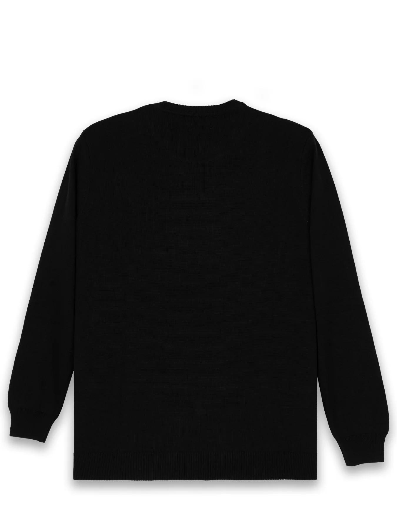 پلیور مشکی یقه گرد ساده