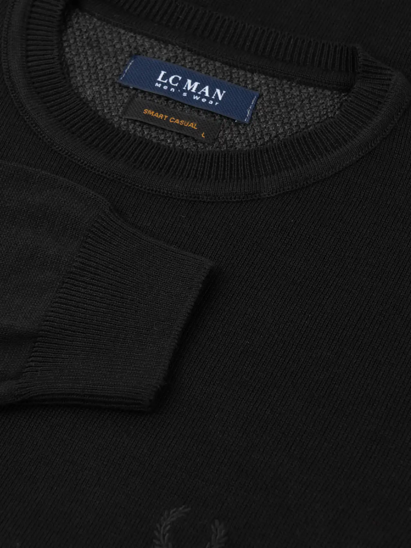 پلیور مشکی یقه گرد ساده