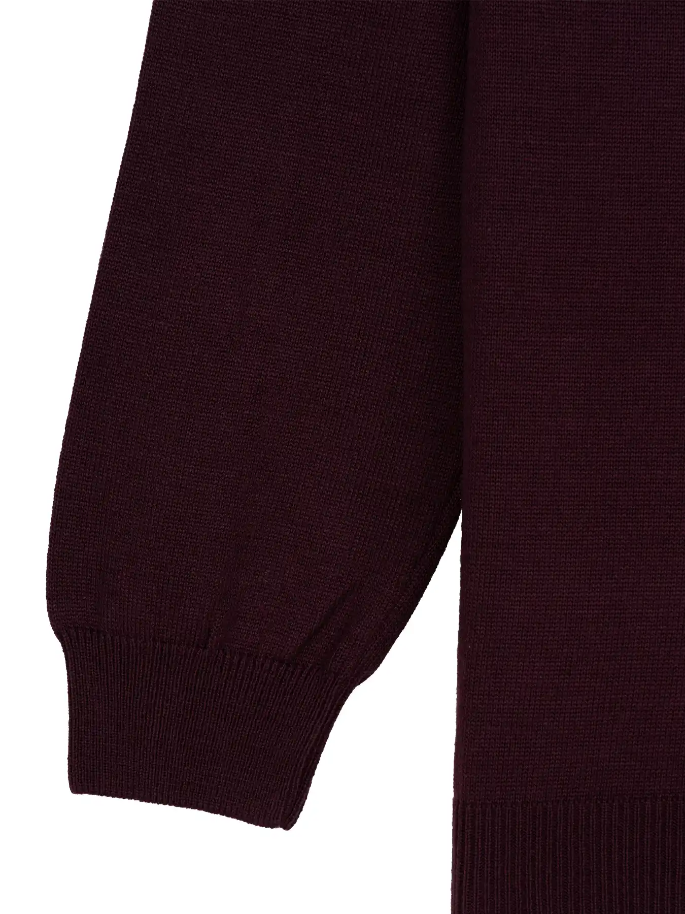 پلیور زرشکی یقه پنج سانت ساده 