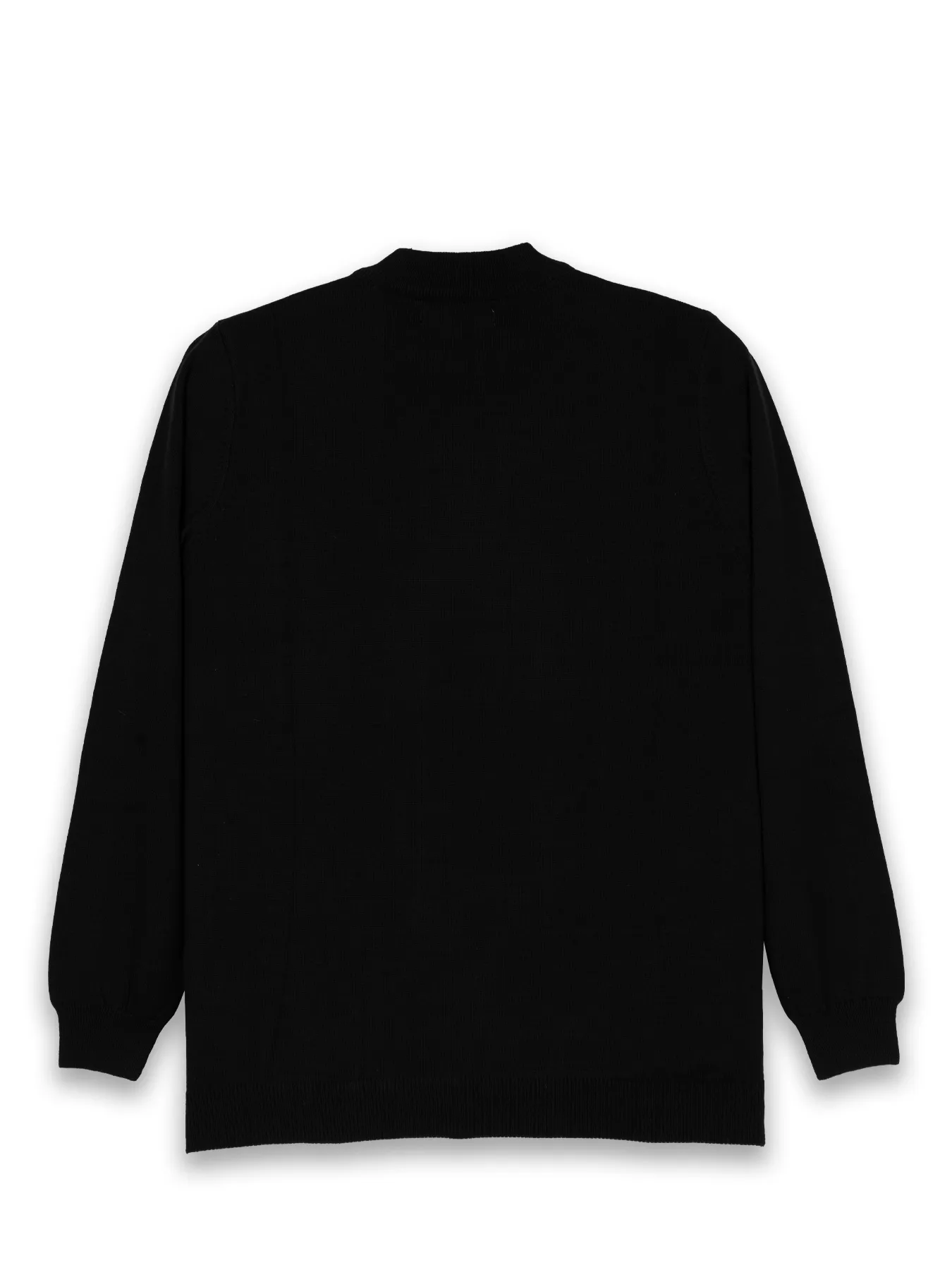 پلیور مشکی یقه پنج سانت ساده 