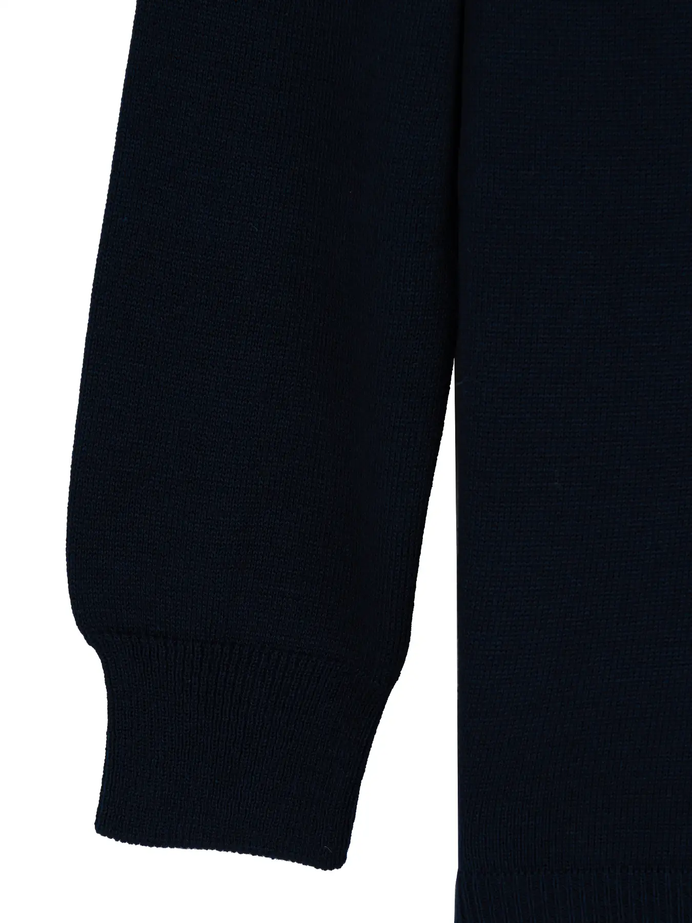 پلیور سرمه ای یقه پنج سانت ساده 